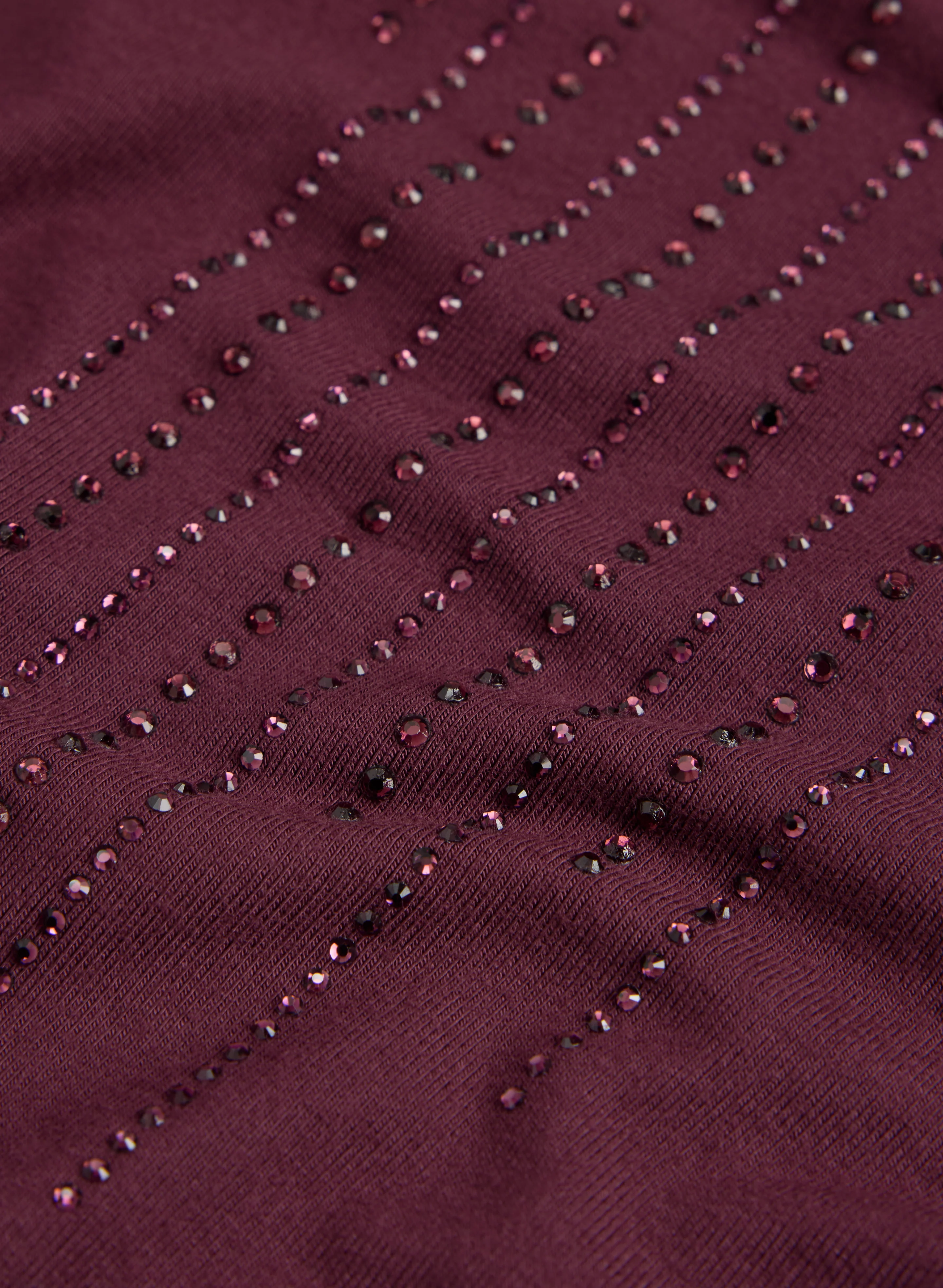 Rhinestone Detail T-Shirt - Image 7
