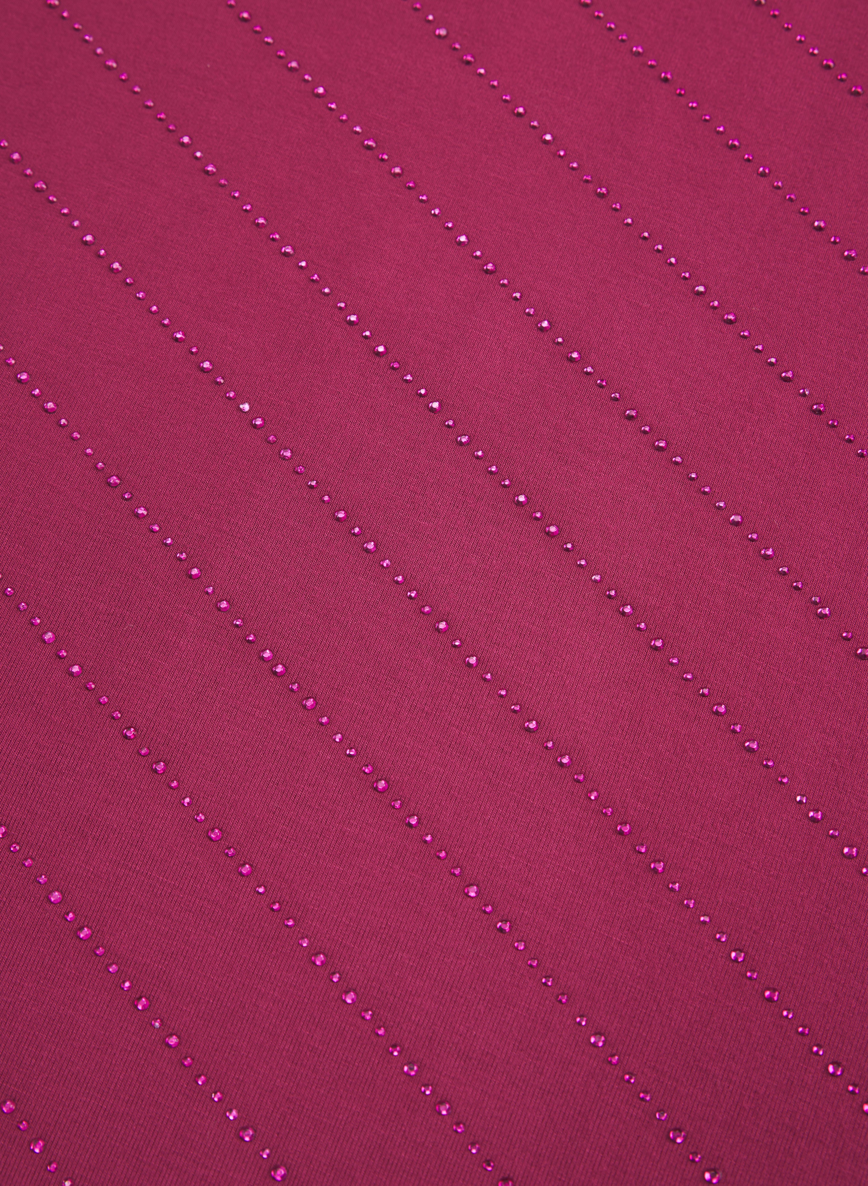 Rhinestone Striped T-Shirt - Image 7