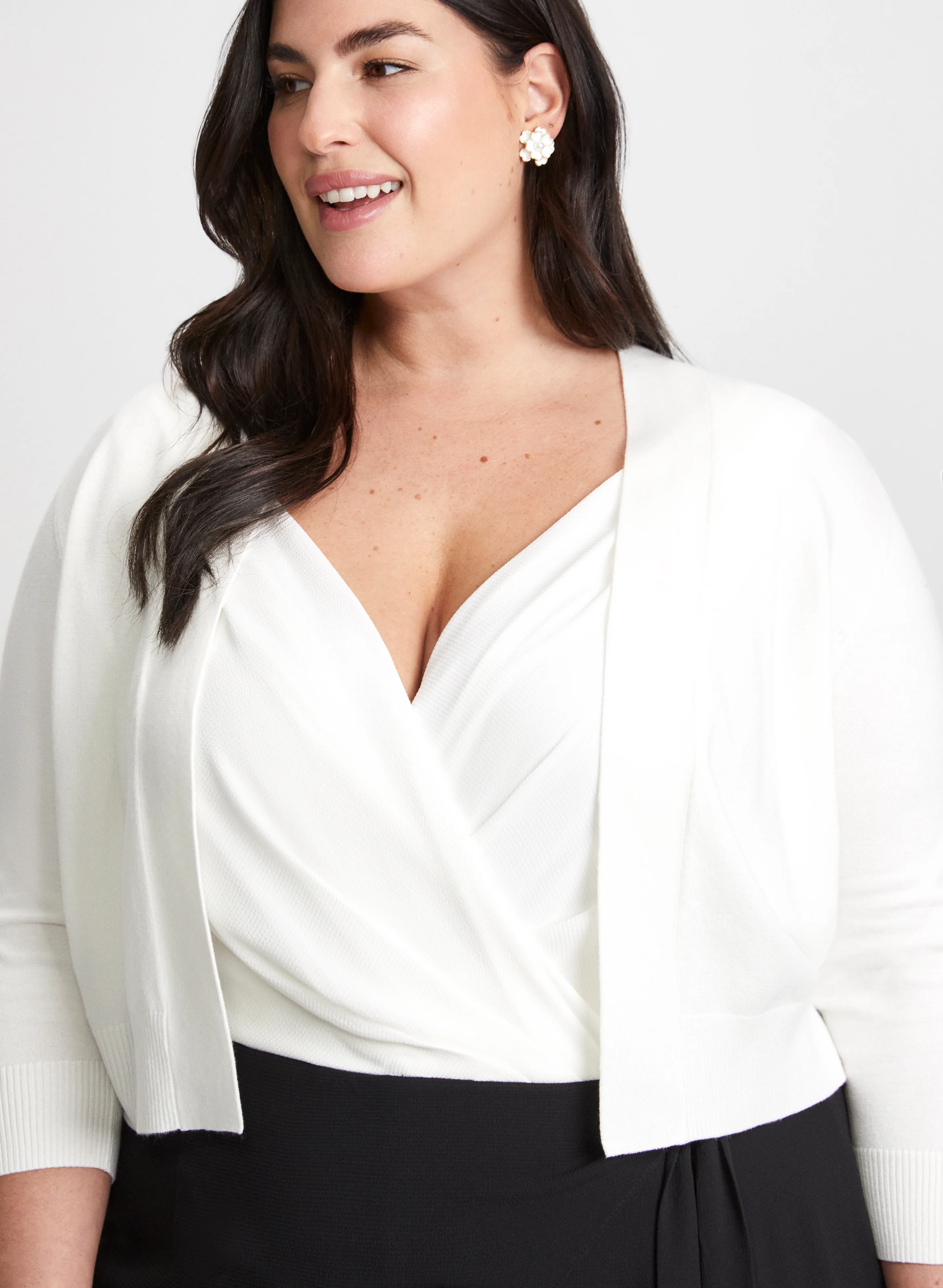Ribbed Knit Cardigan - Image 2