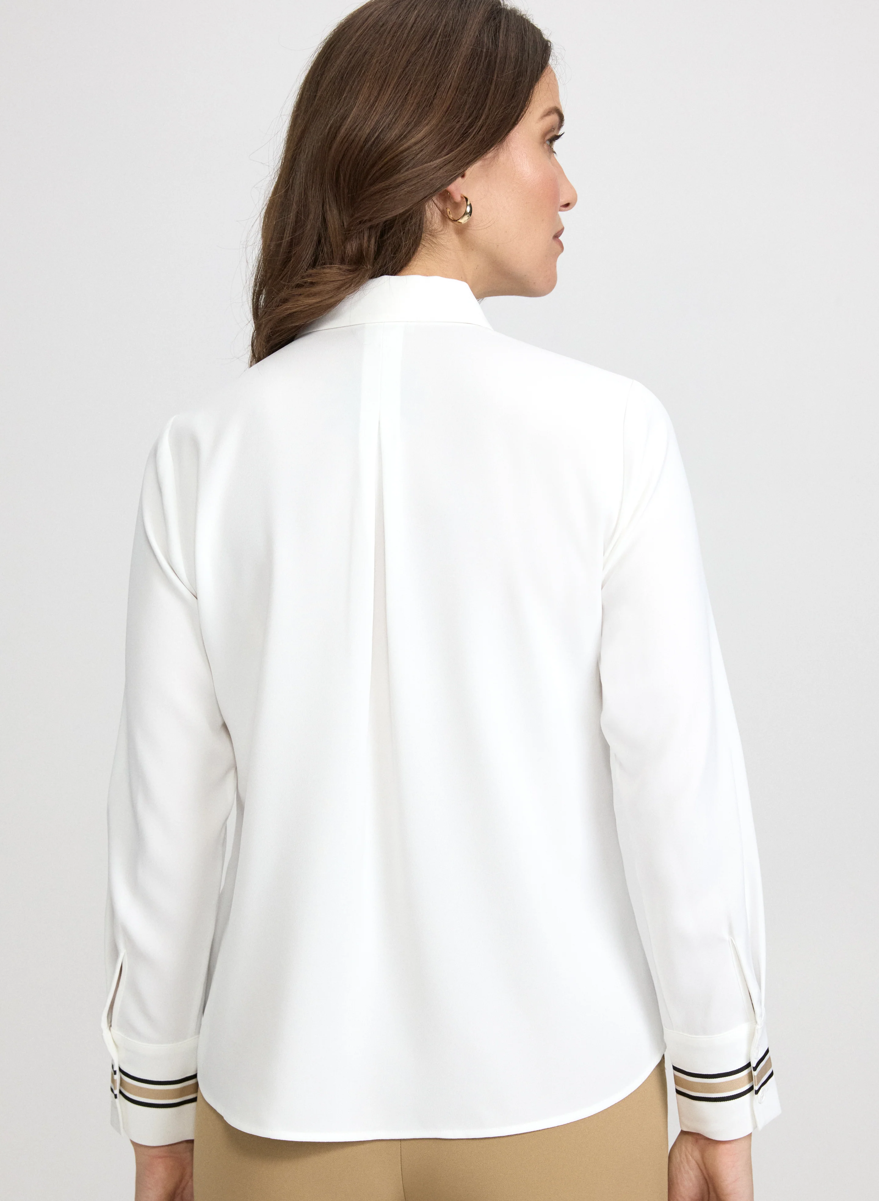 Ribbon Trim Blouse - Image 4