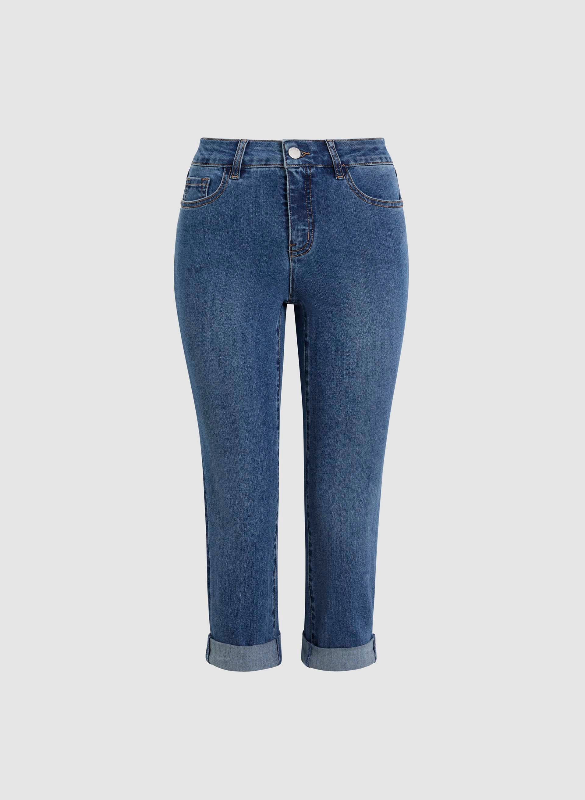Rolled-Cuff Denim Capris - Image 6