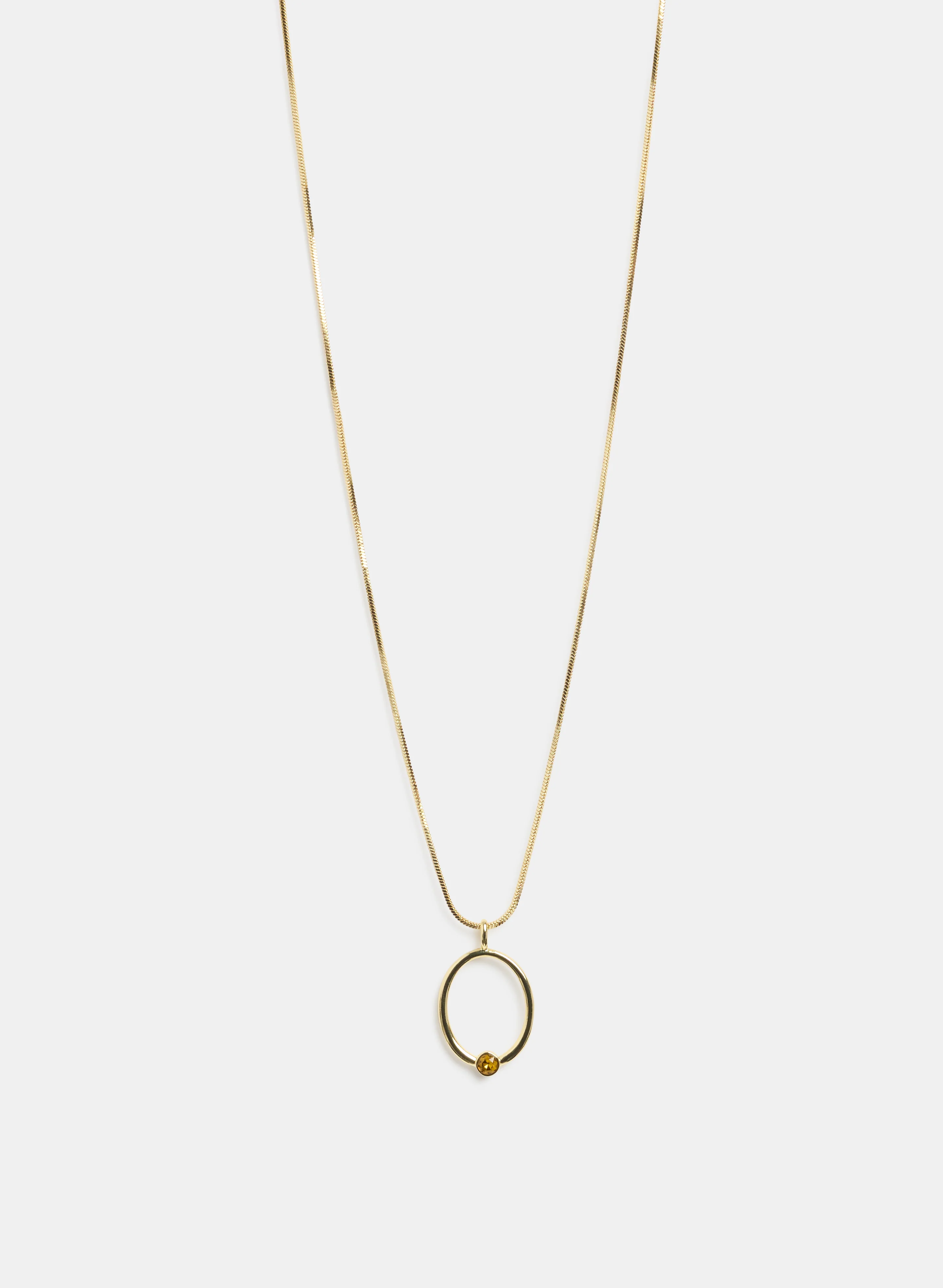 Round Pendant Necklace