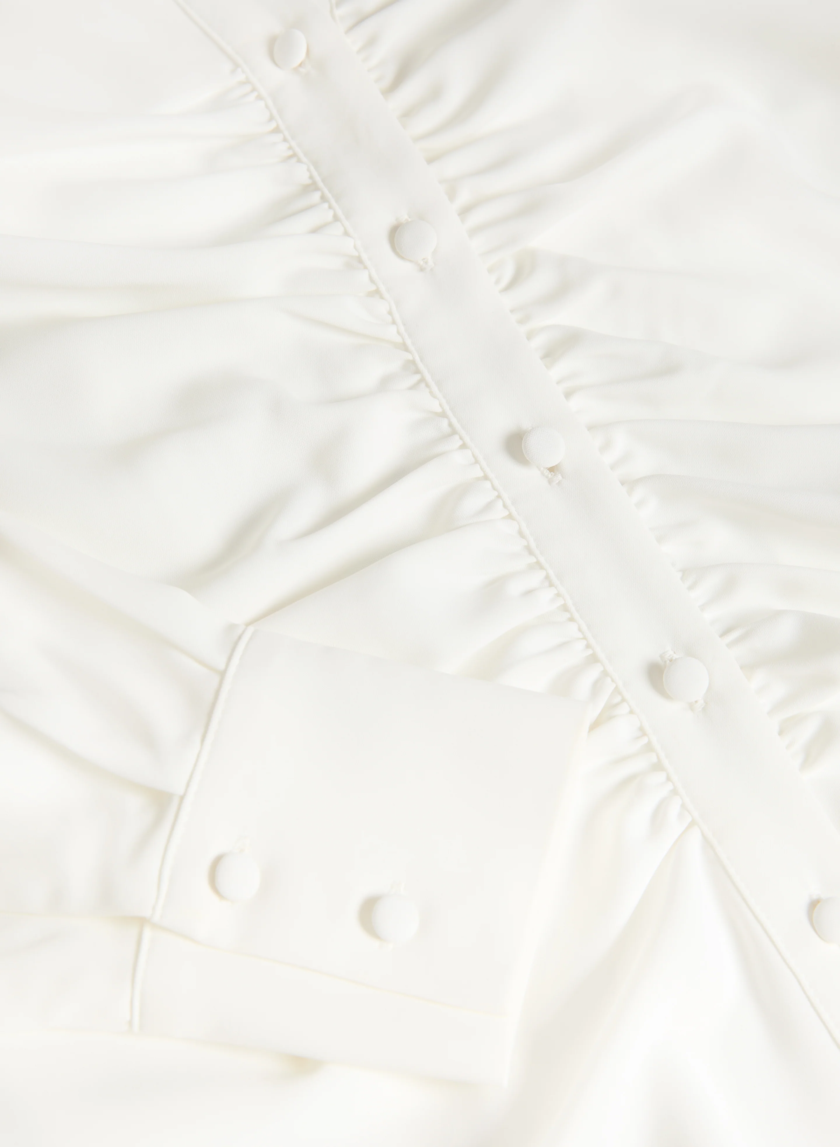 Ruched Button-Down Blouse - Image 6