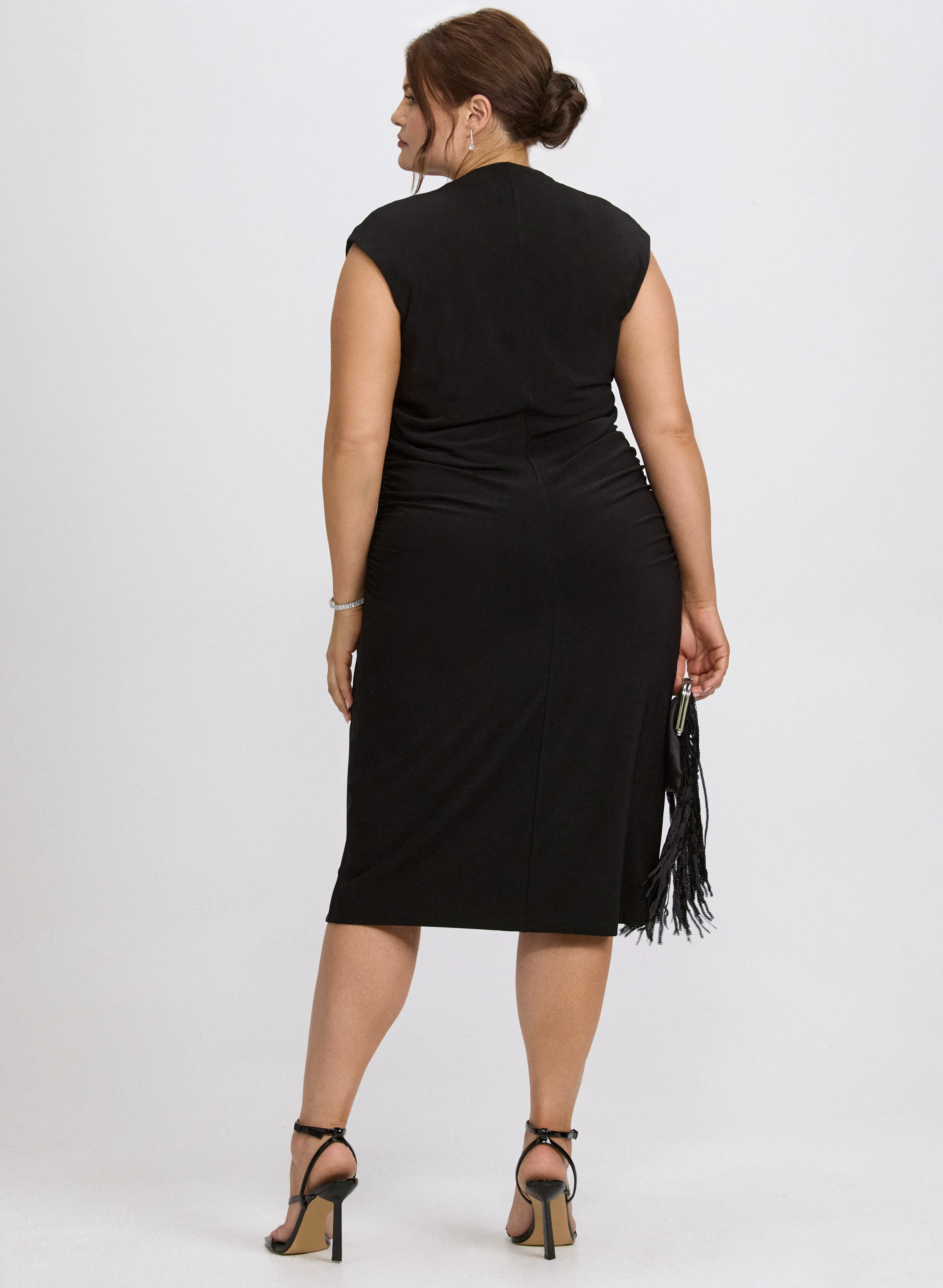 Ruched Jersey Dress - Image 4