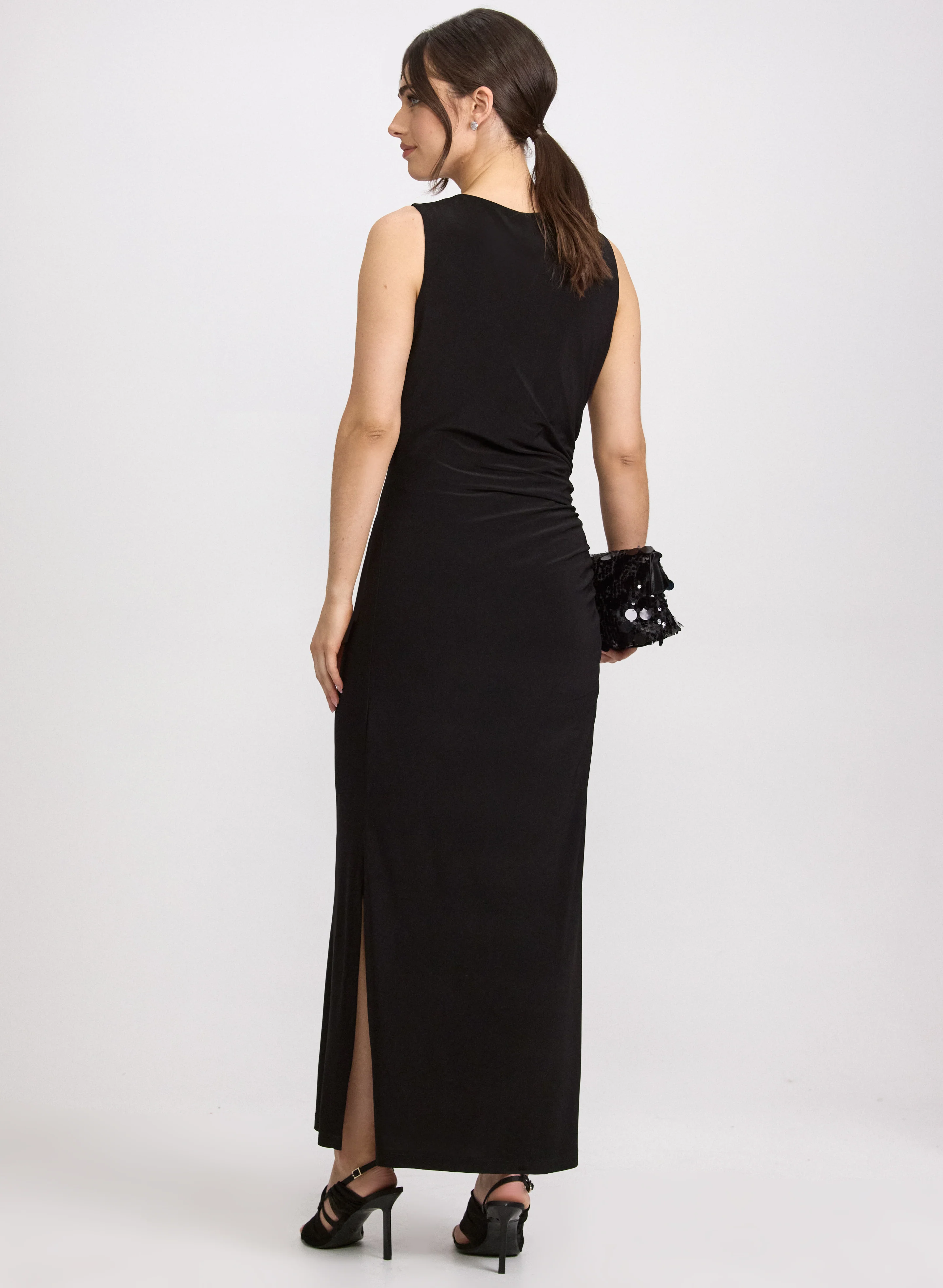 Ruched Jersey Dress - Image 4