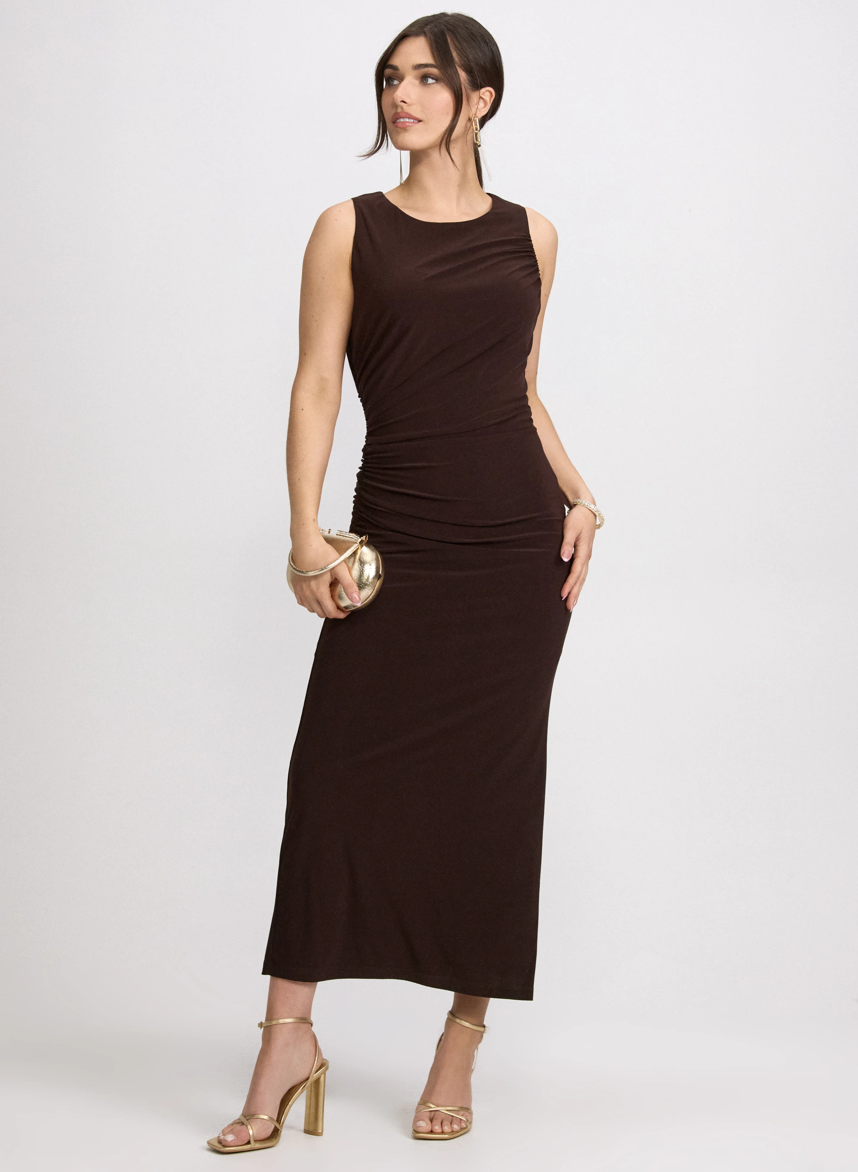 Ruched Jersey Dress