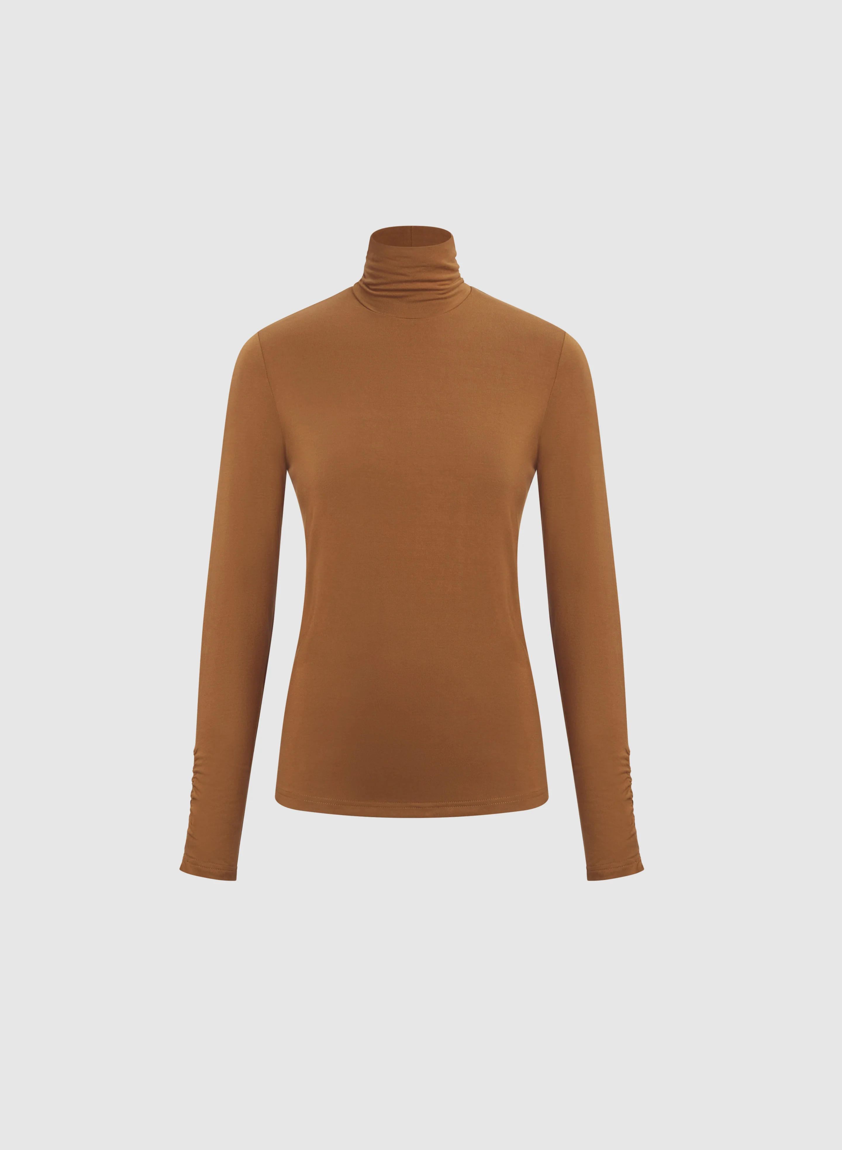 Ruched Turtleneck Top - Image 11