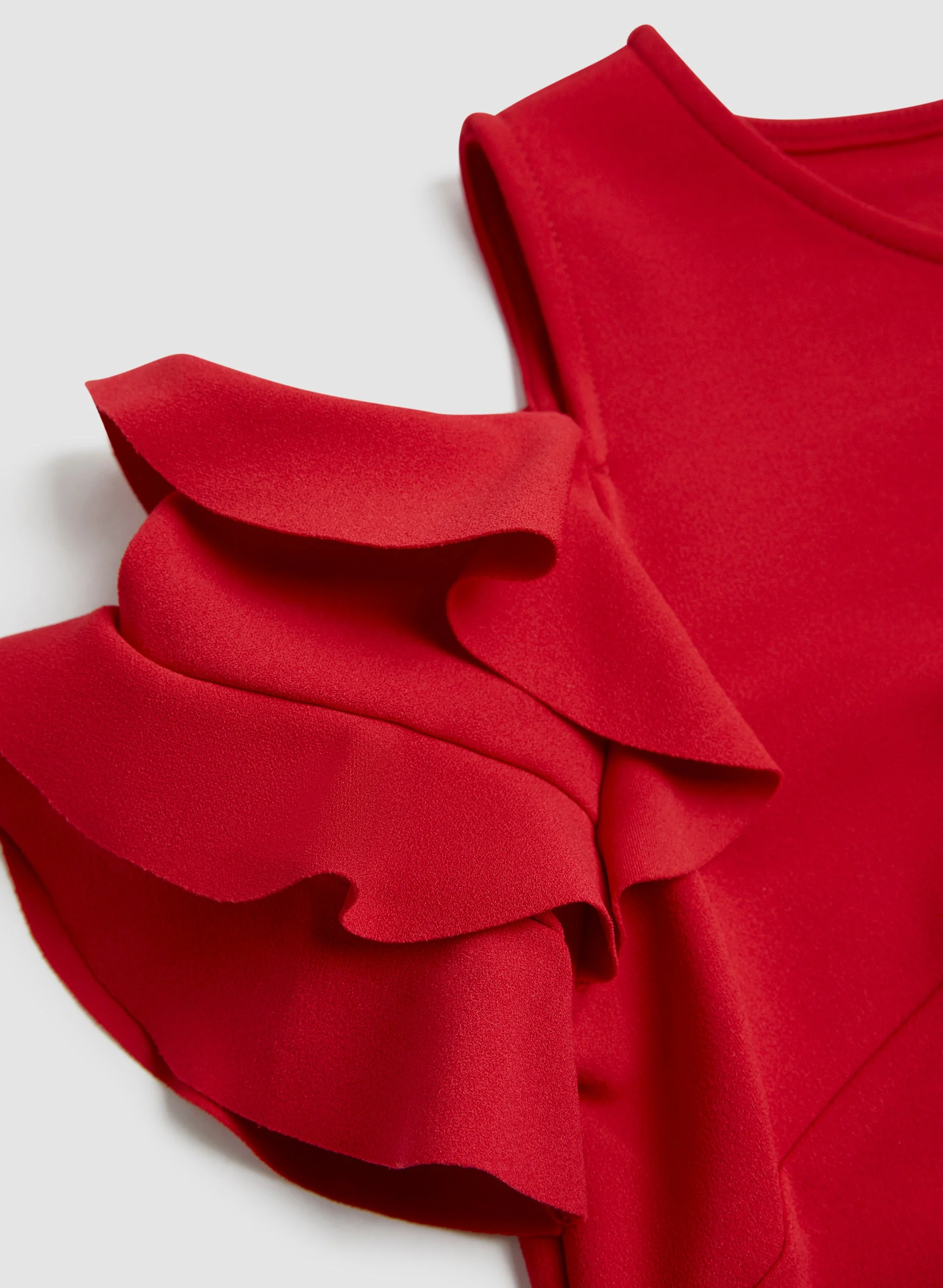 Ruffle Detail Day Dress - Image 6