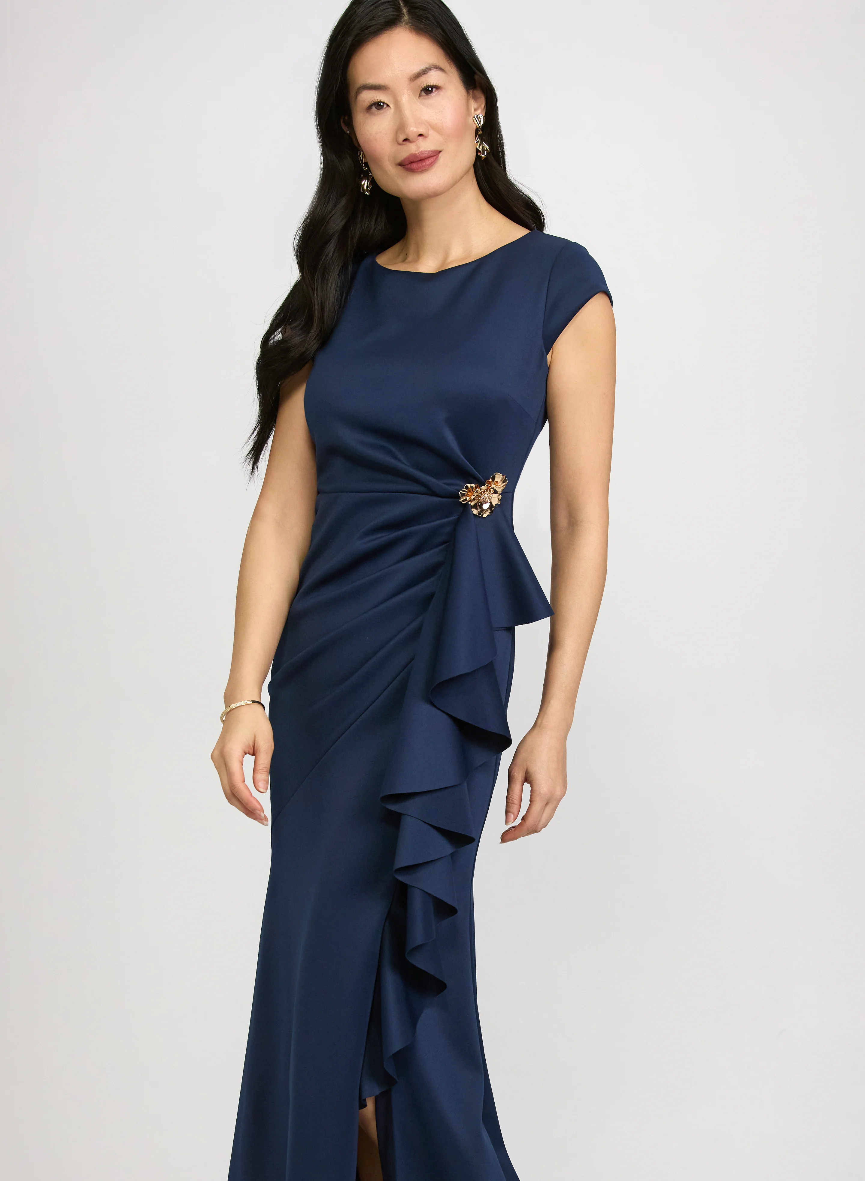 Ruffle Detail Dress - Image 7