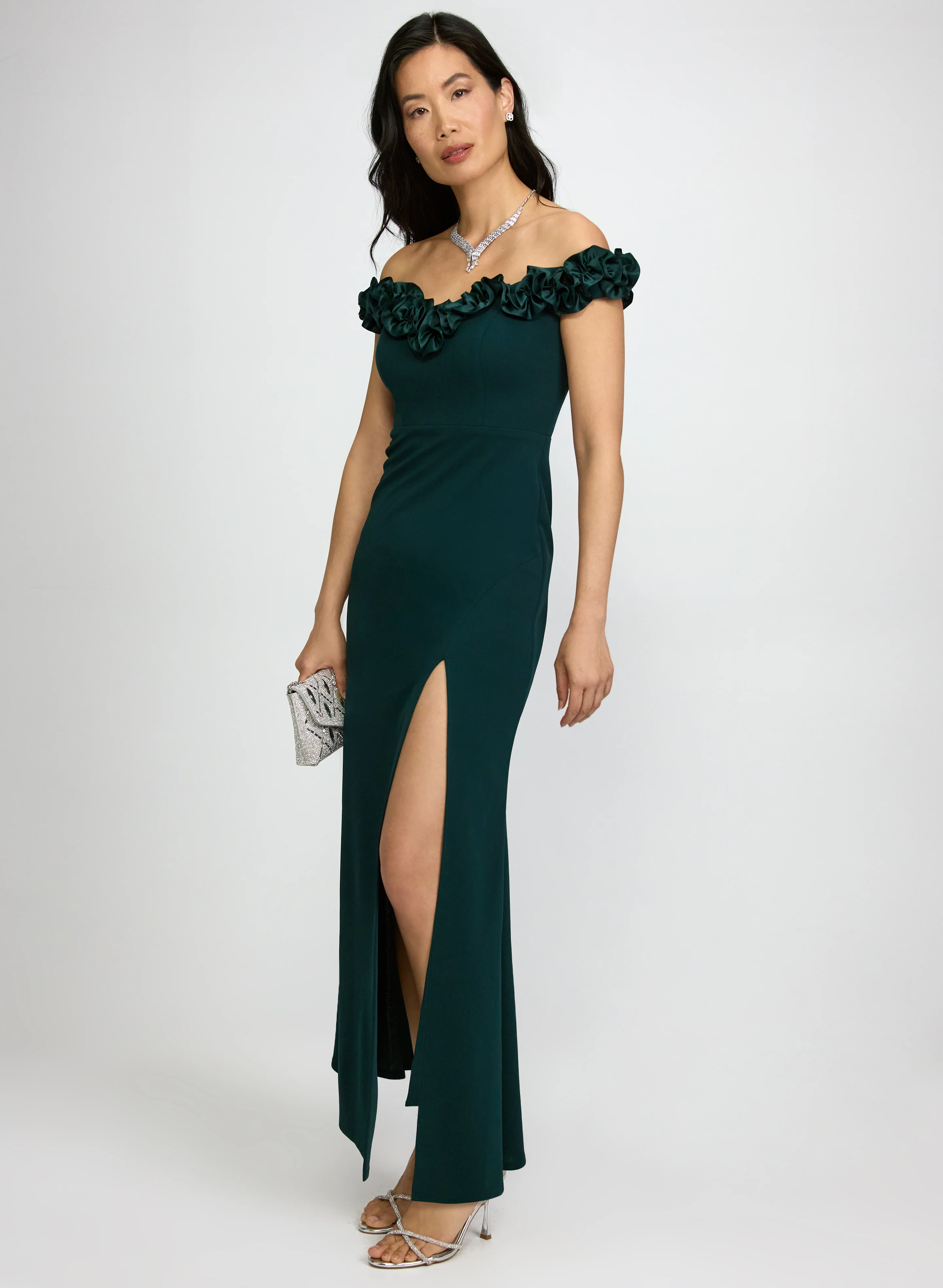 Ruffle Embellished Dress - Image 2