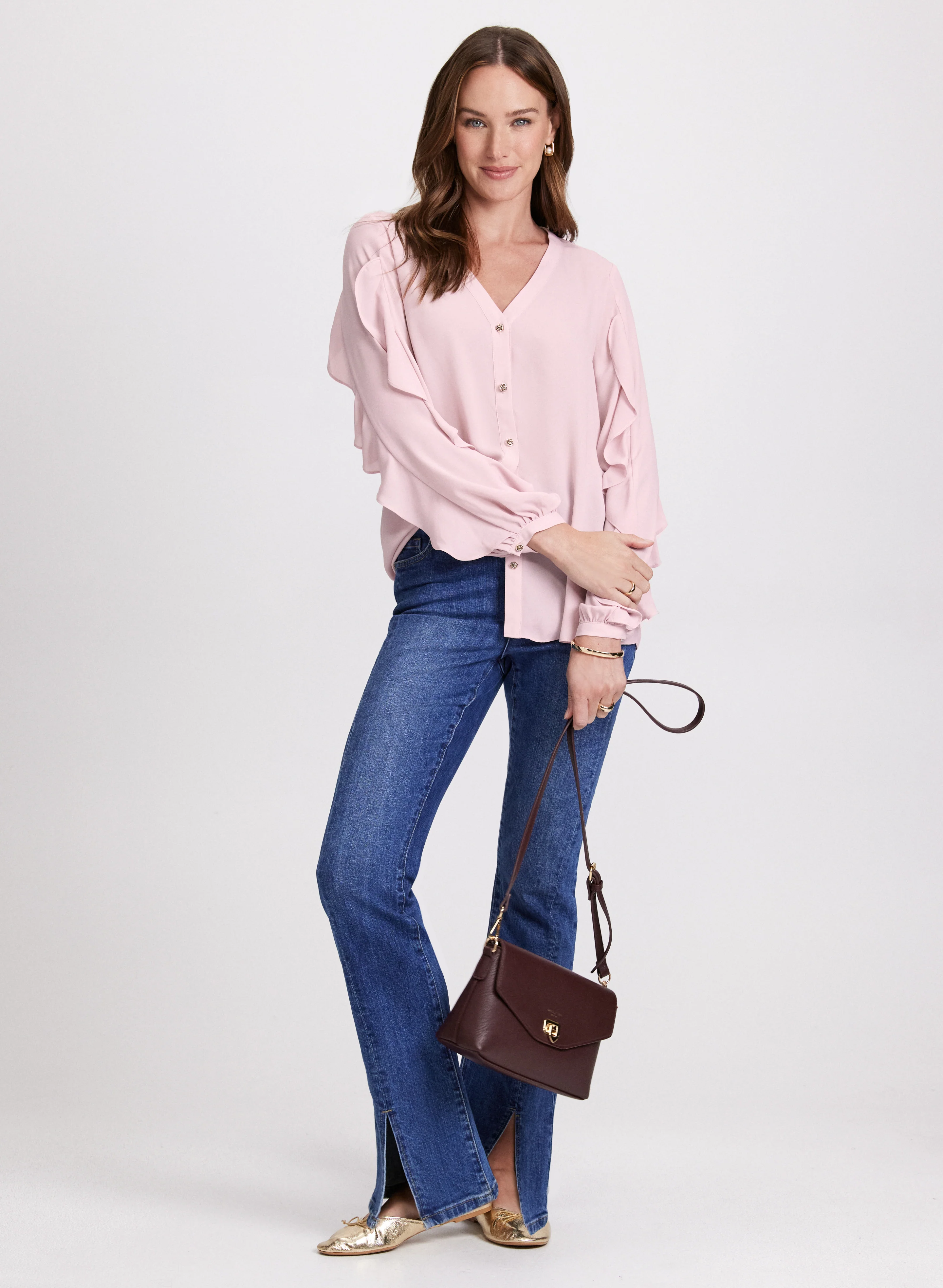 Ruffle Sleeve Blouse - Image 3
