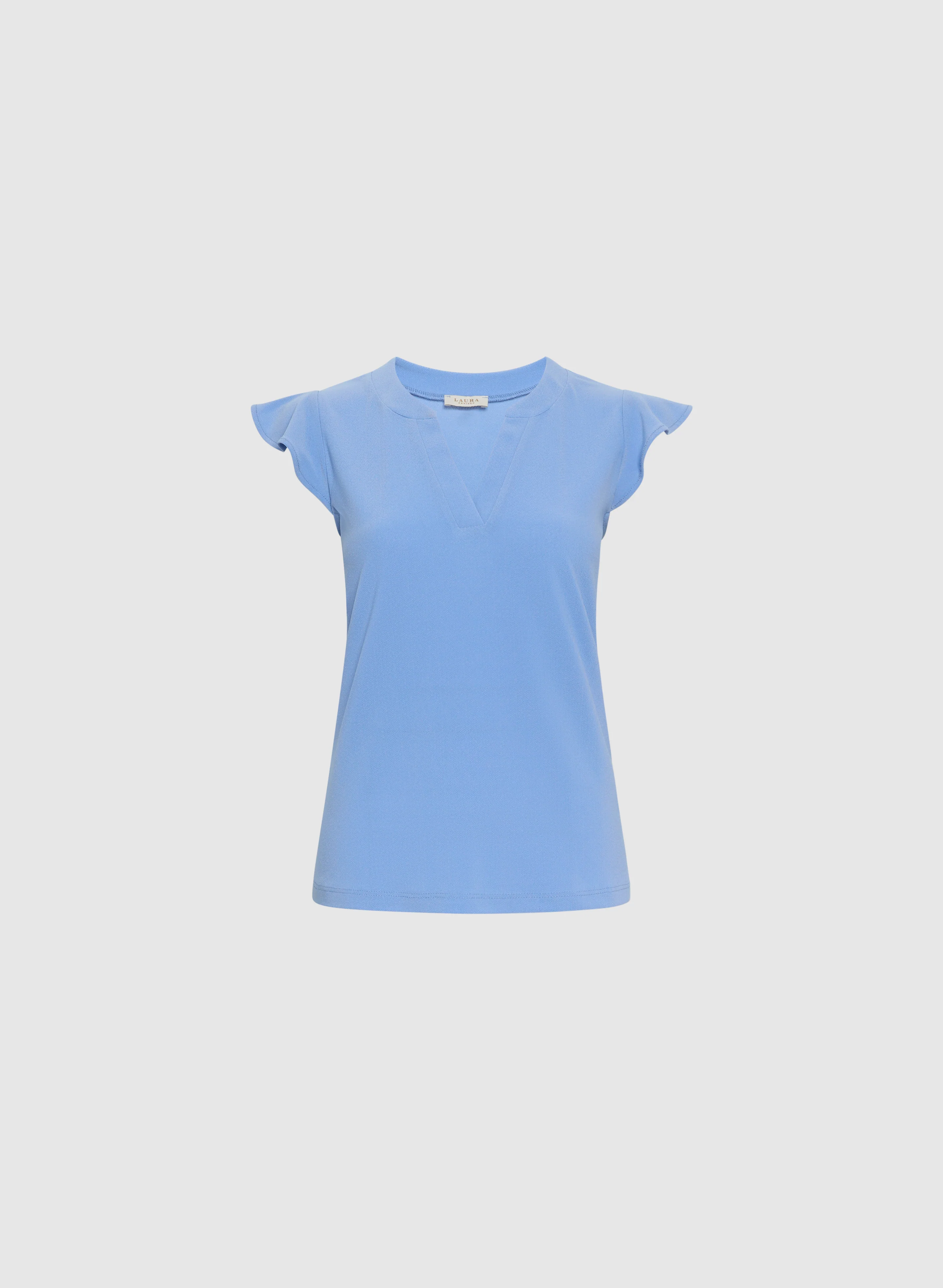 Ruffled Cap Sleeve T-Shirt - Image 6
