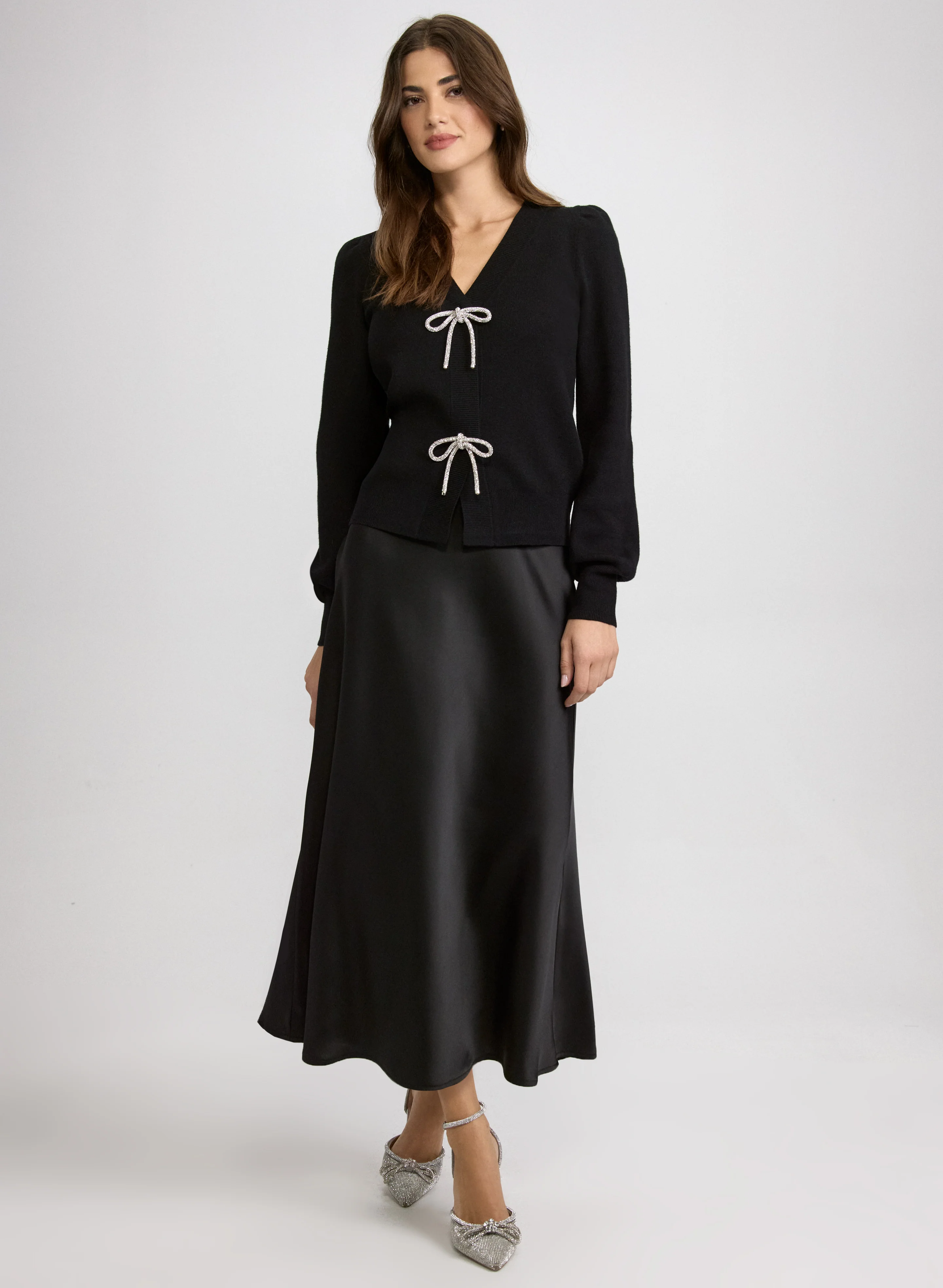Satin Bias Cut Skirt - Image 3