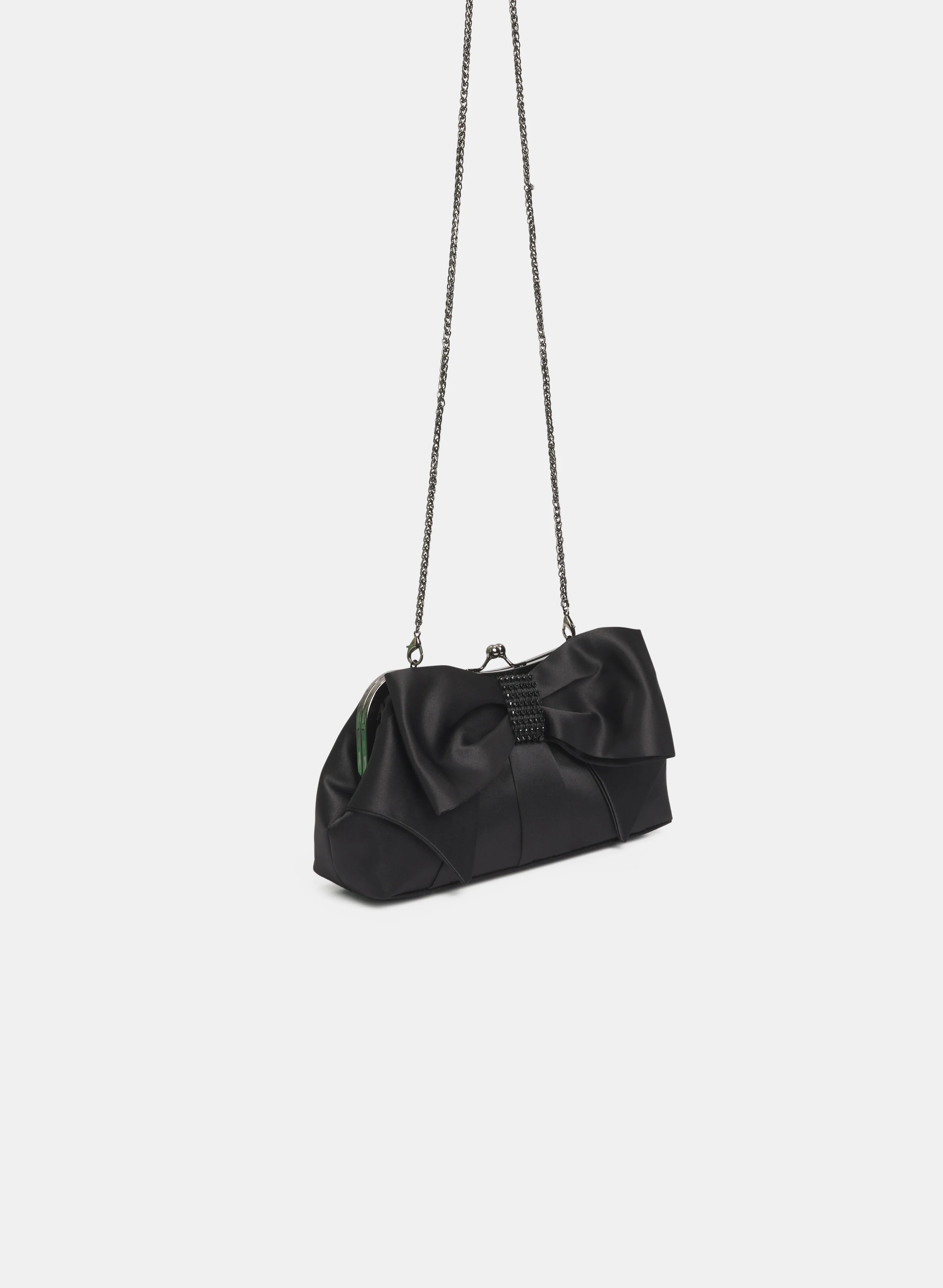 Satin Bow Clutch - Image 3