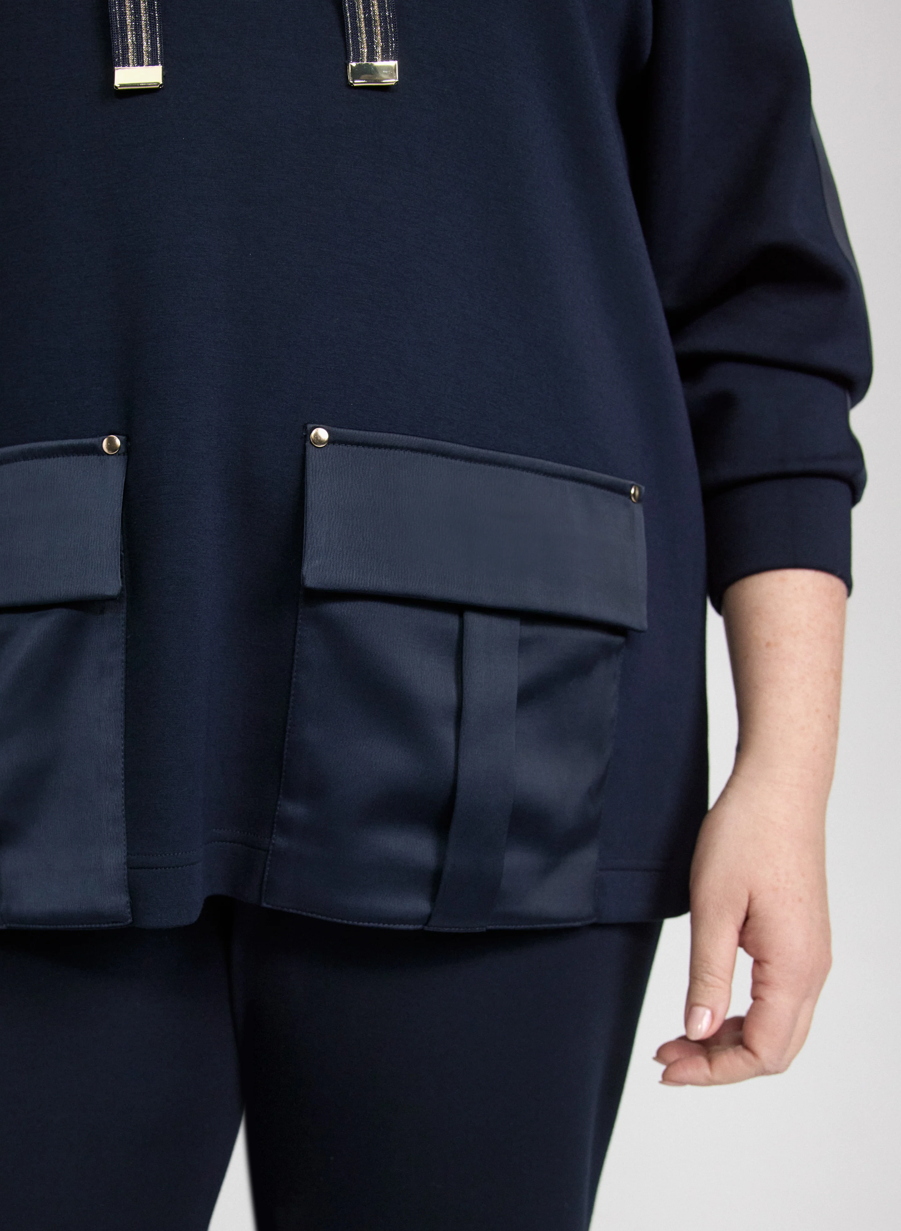 Satin Cargo Pocket Top - Image 4