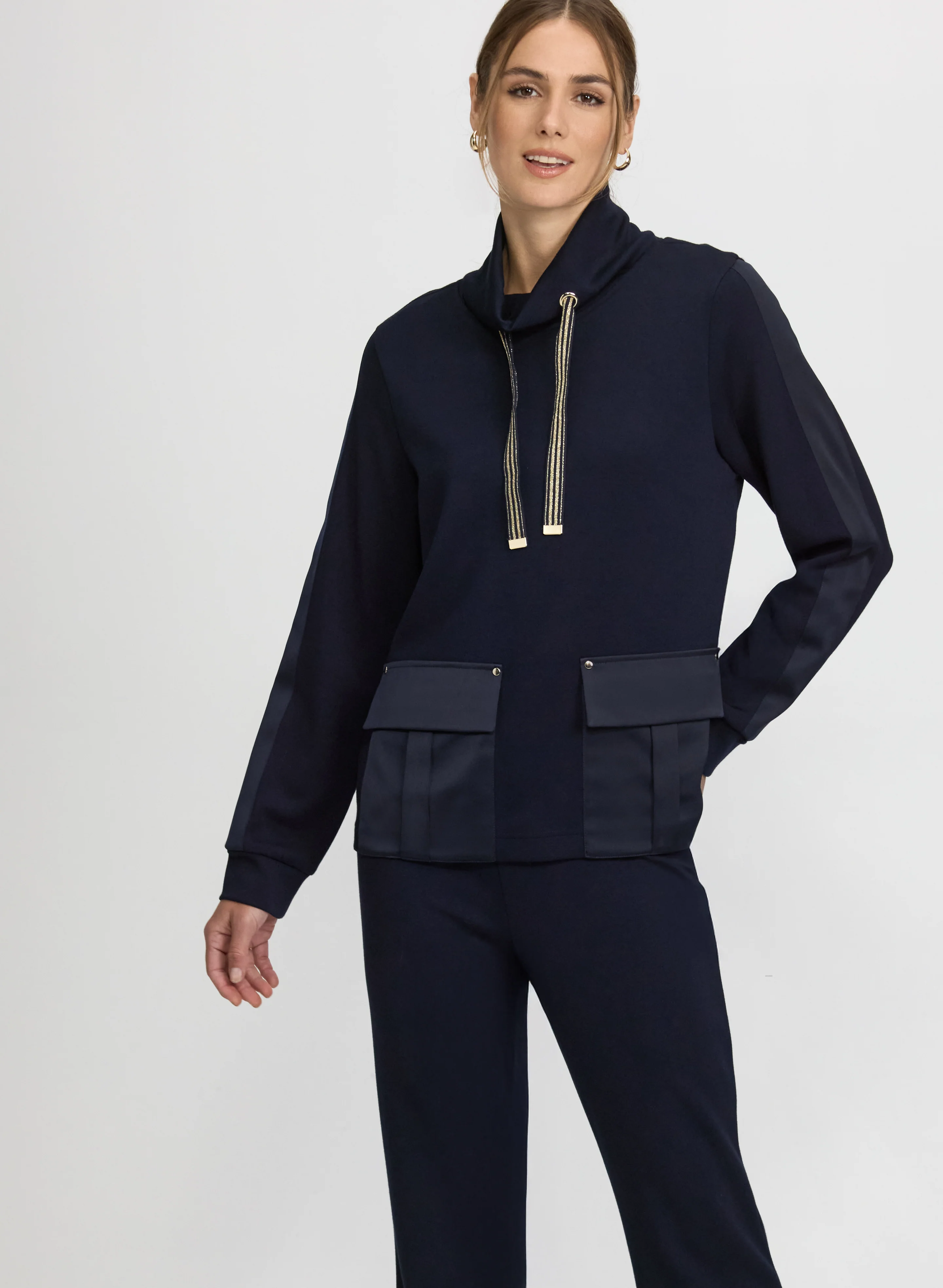 Satin Cargo Pocket Top - Image 2