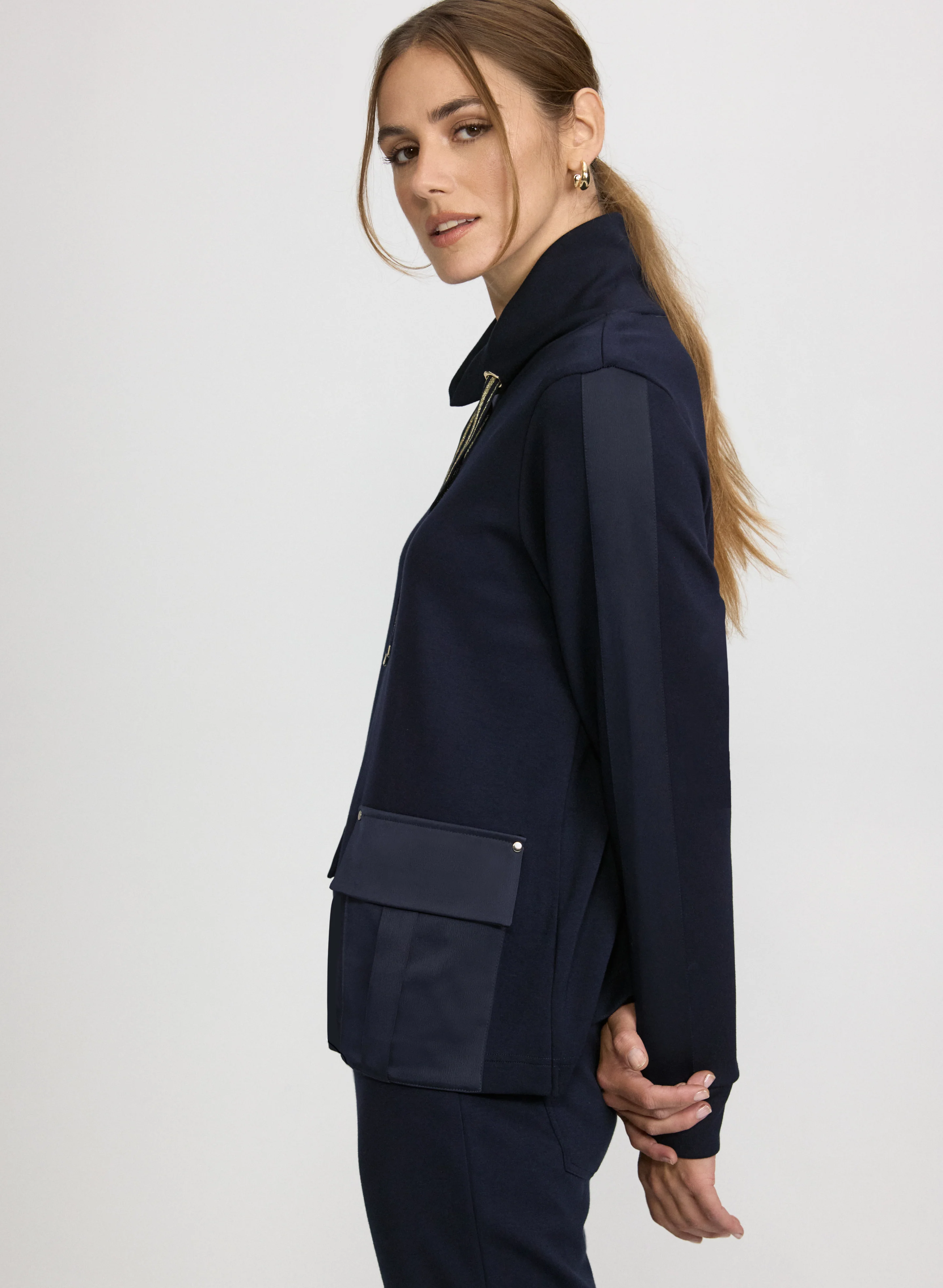 Satin Cargo Pocket Top - Image 5