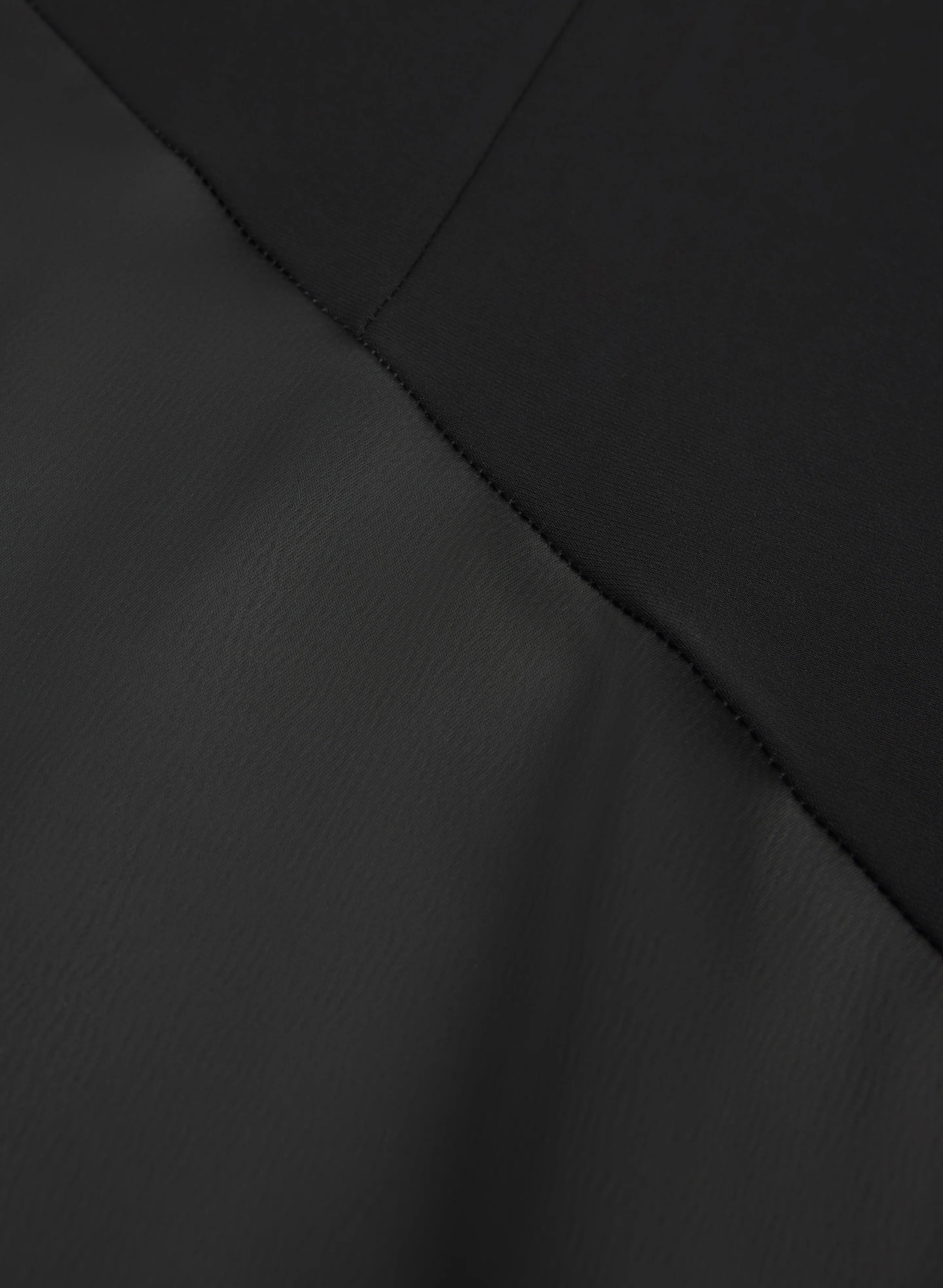 Satin Detail A-Line Dress - Image 7