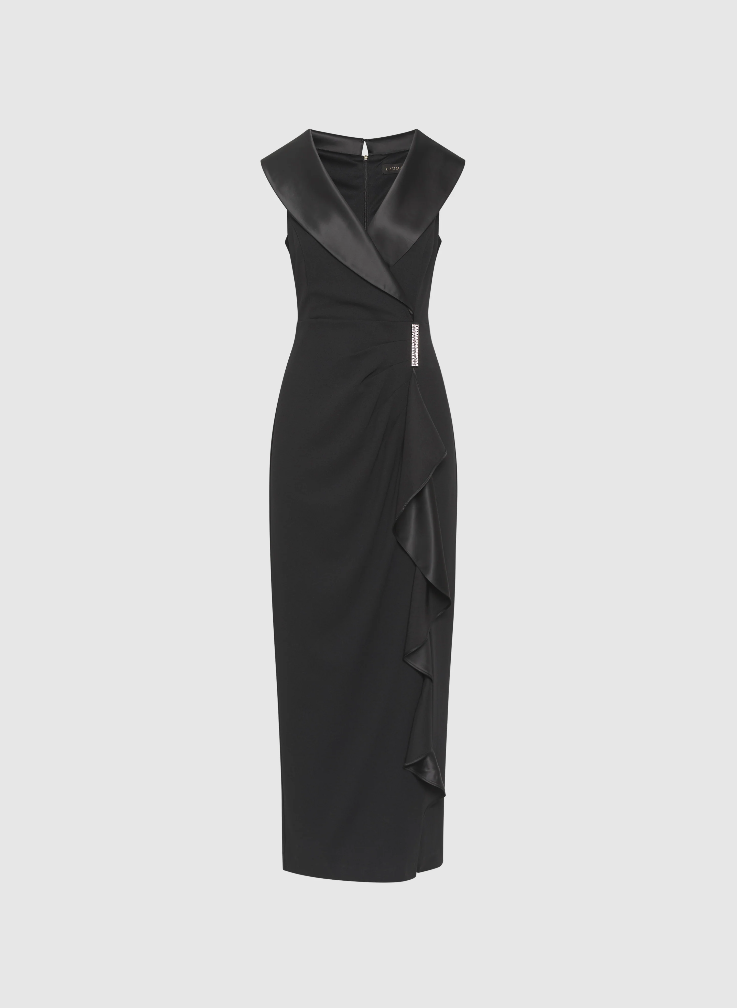 Satin Detail Dress - Image 6