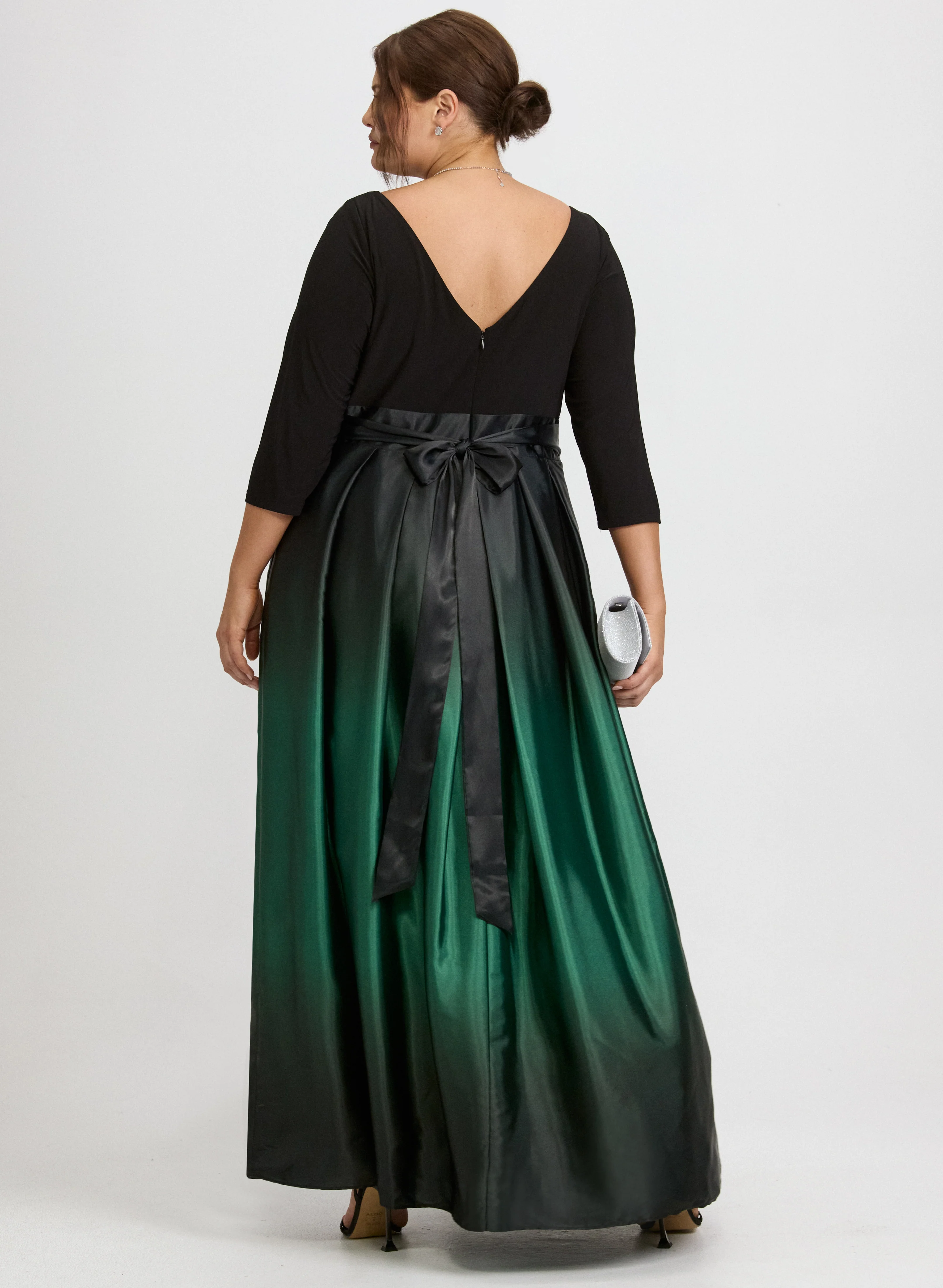 Satin Ombre Dress - Image 3