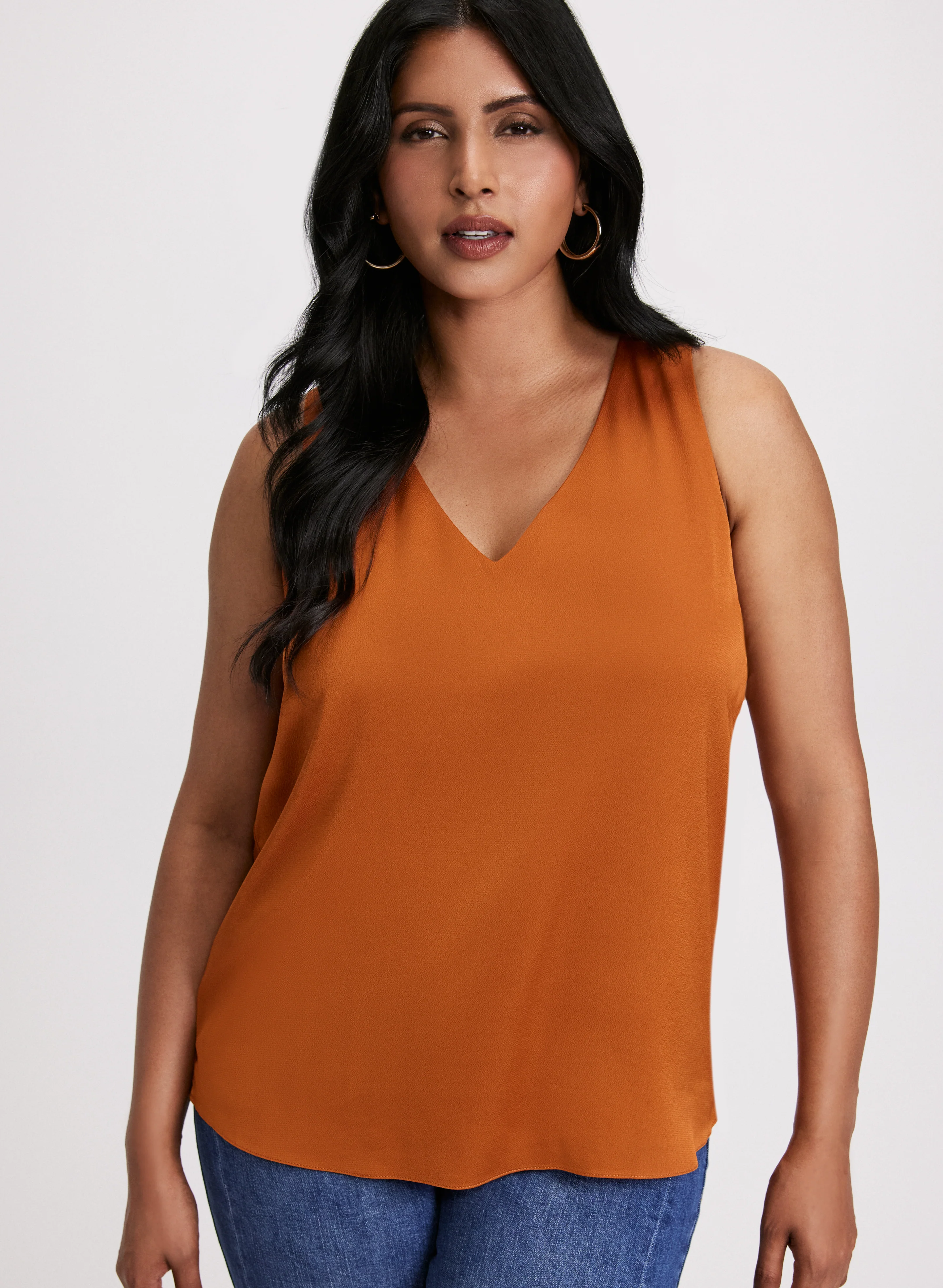 Satin Sleeveless Blouse - Image 2