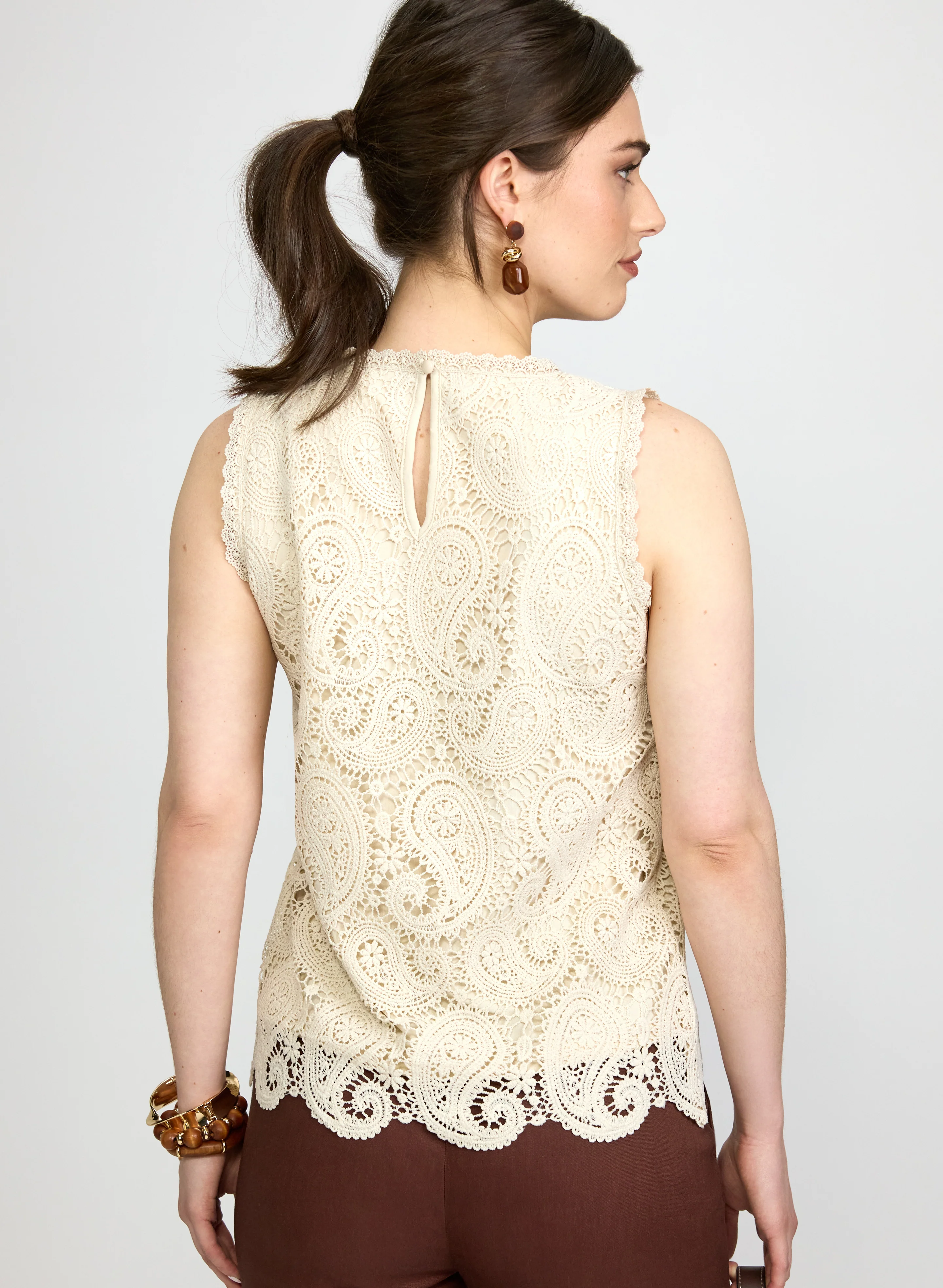 Paisley Crochet Top - Image 3