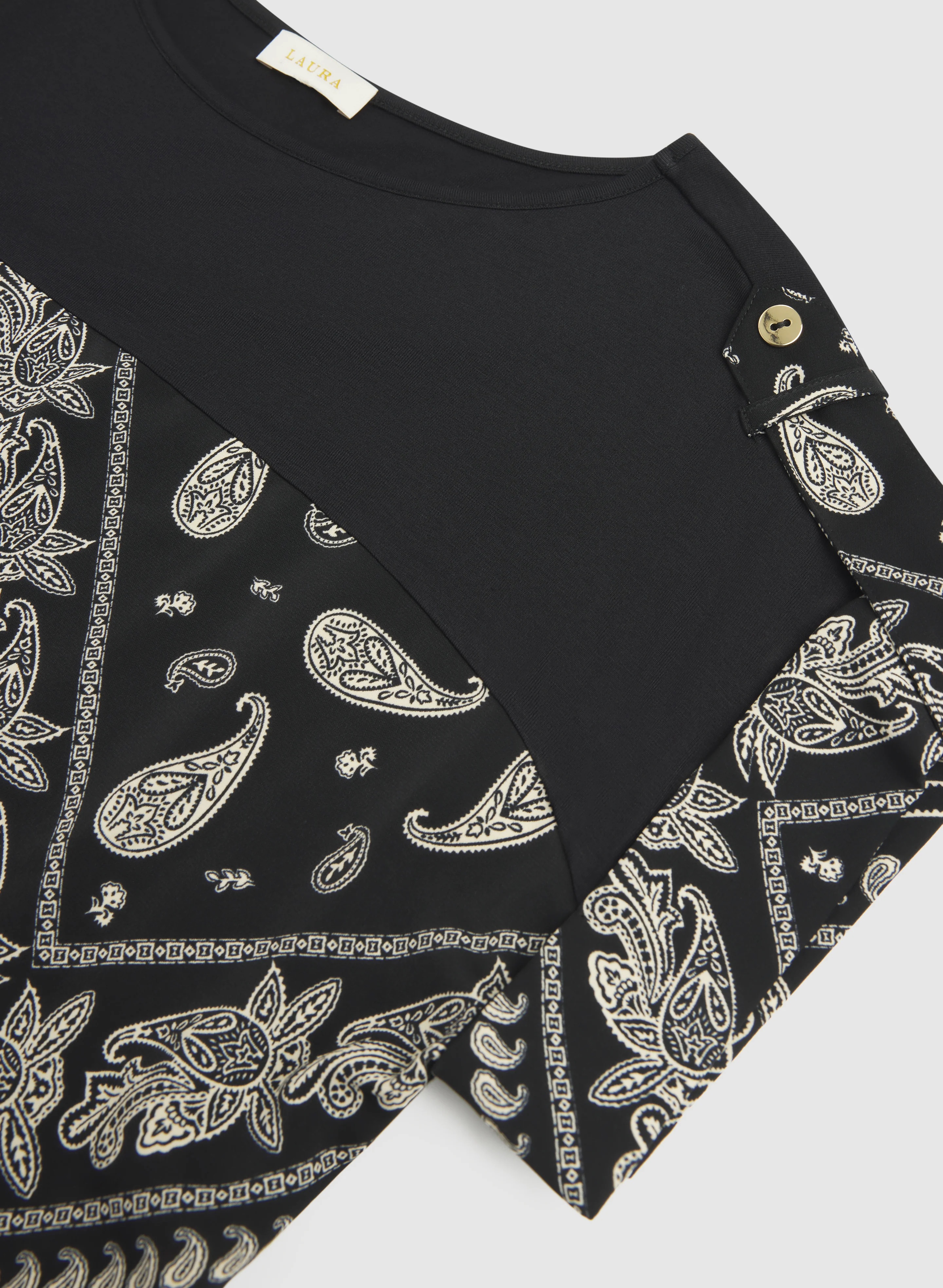 Scarf Print Top - Image 7
