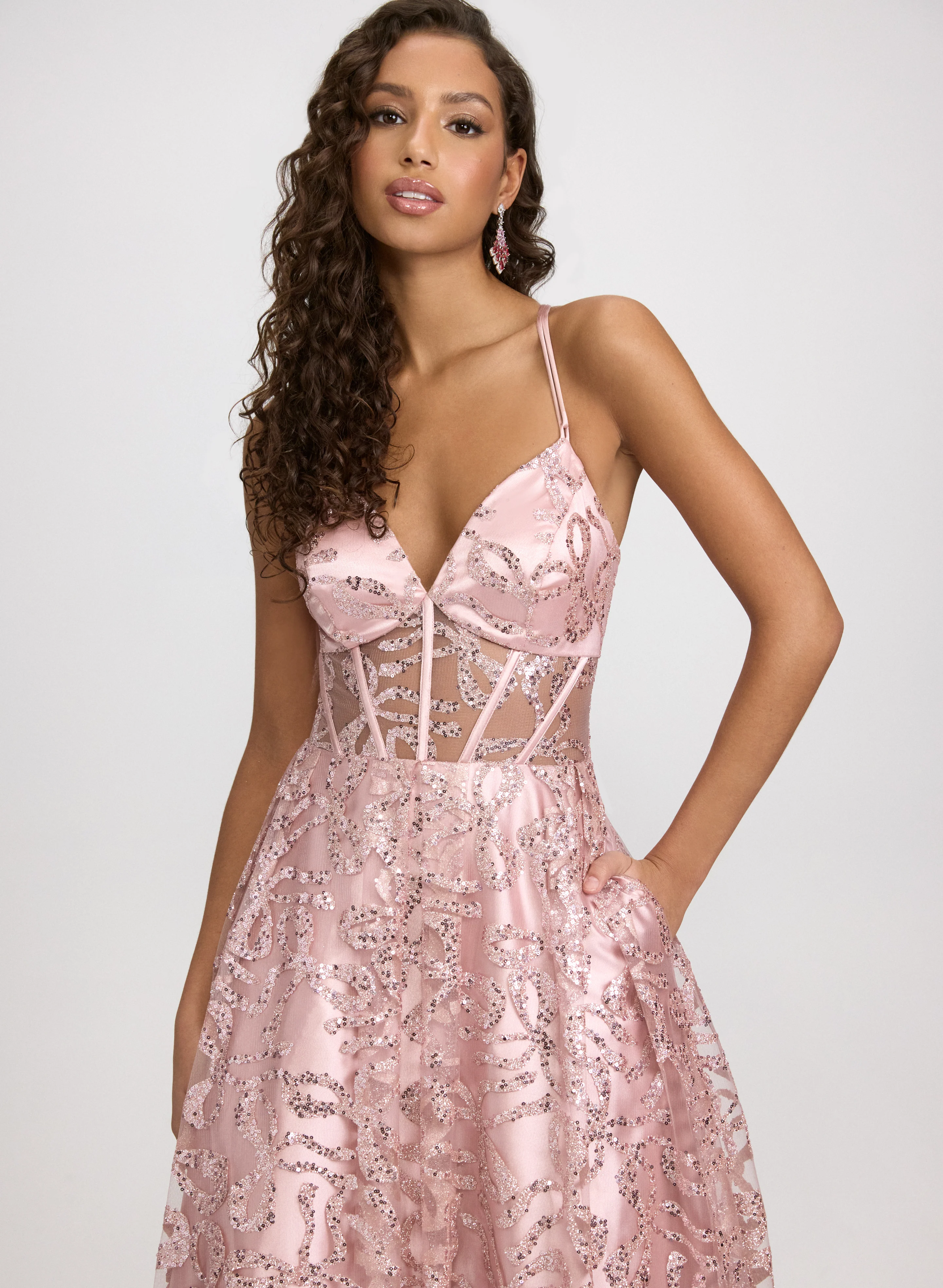 Sequin Corset Gown - Image 5