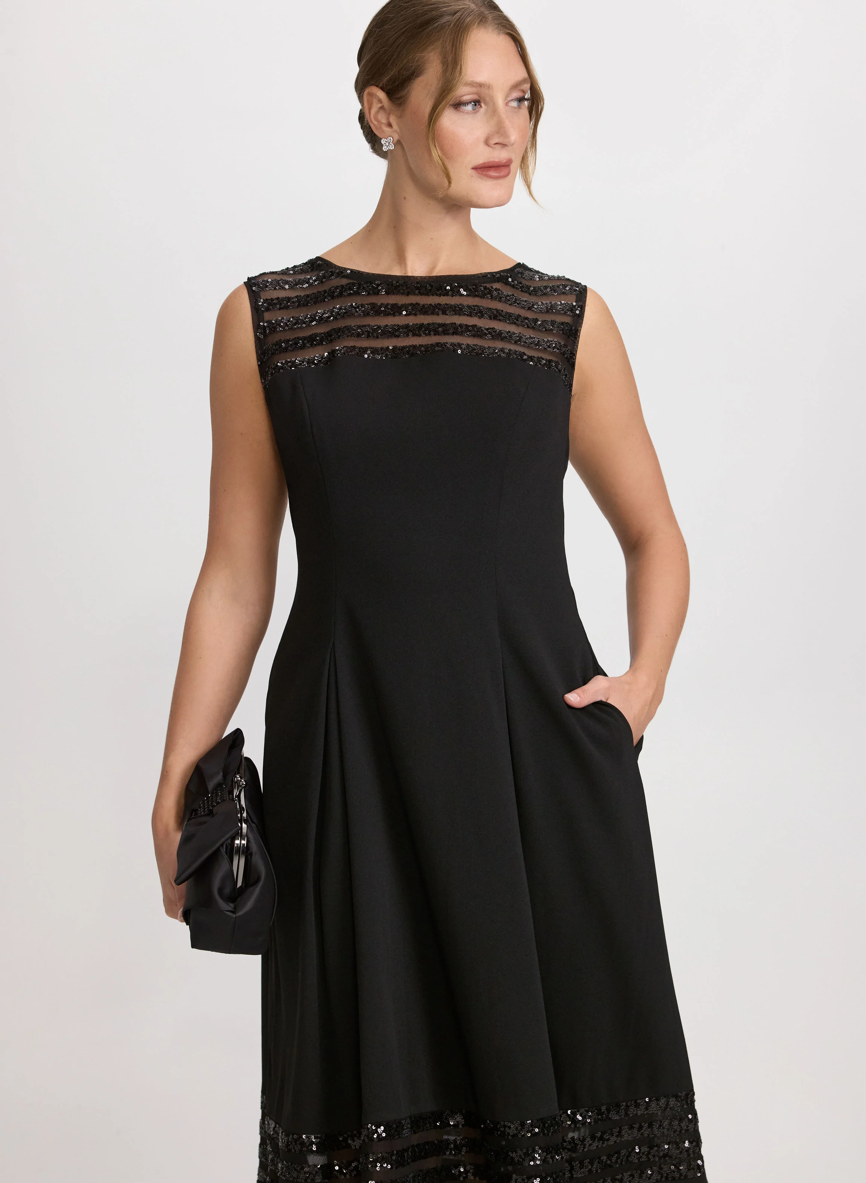 Sequin Detail Dress - Image 4