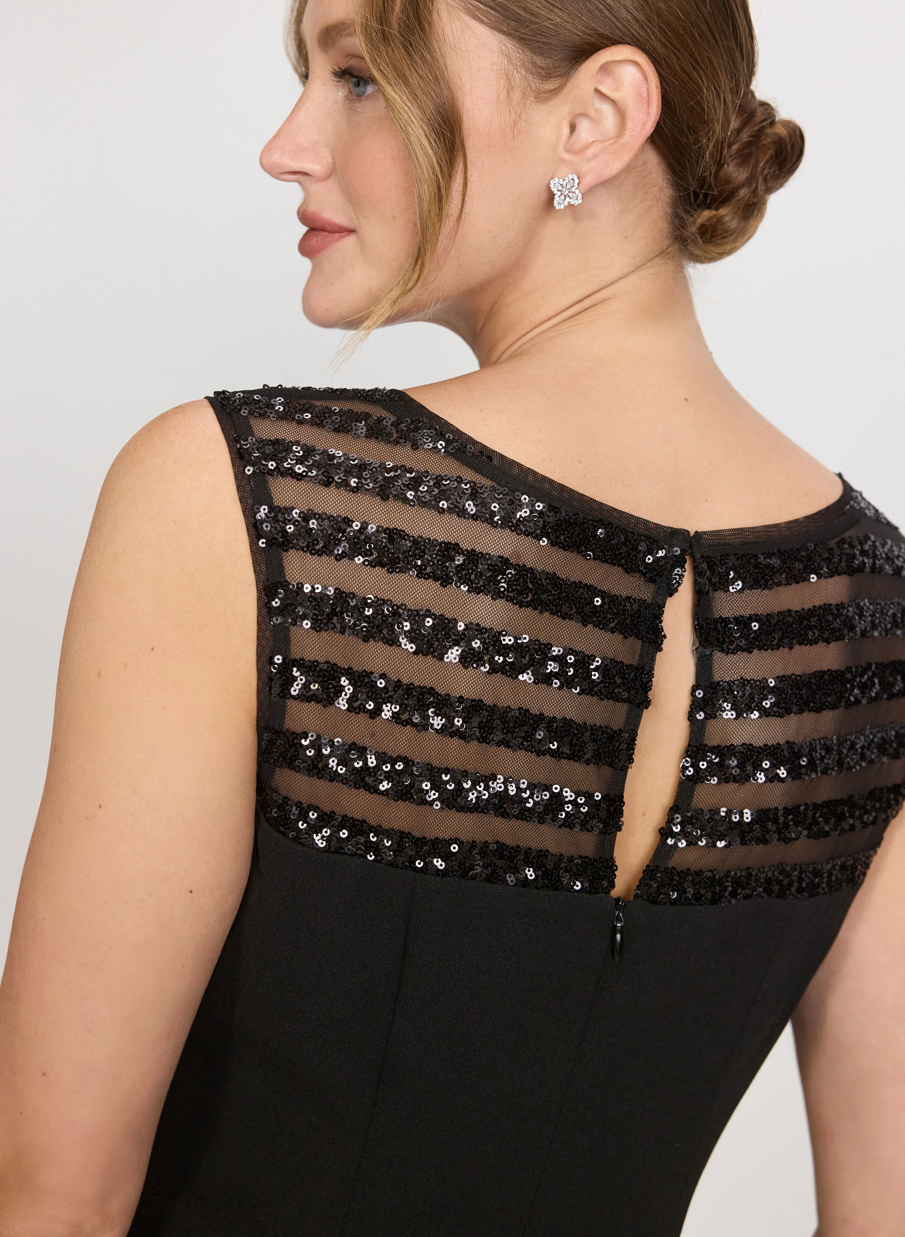 Sequin Detail Dress - Image 5
