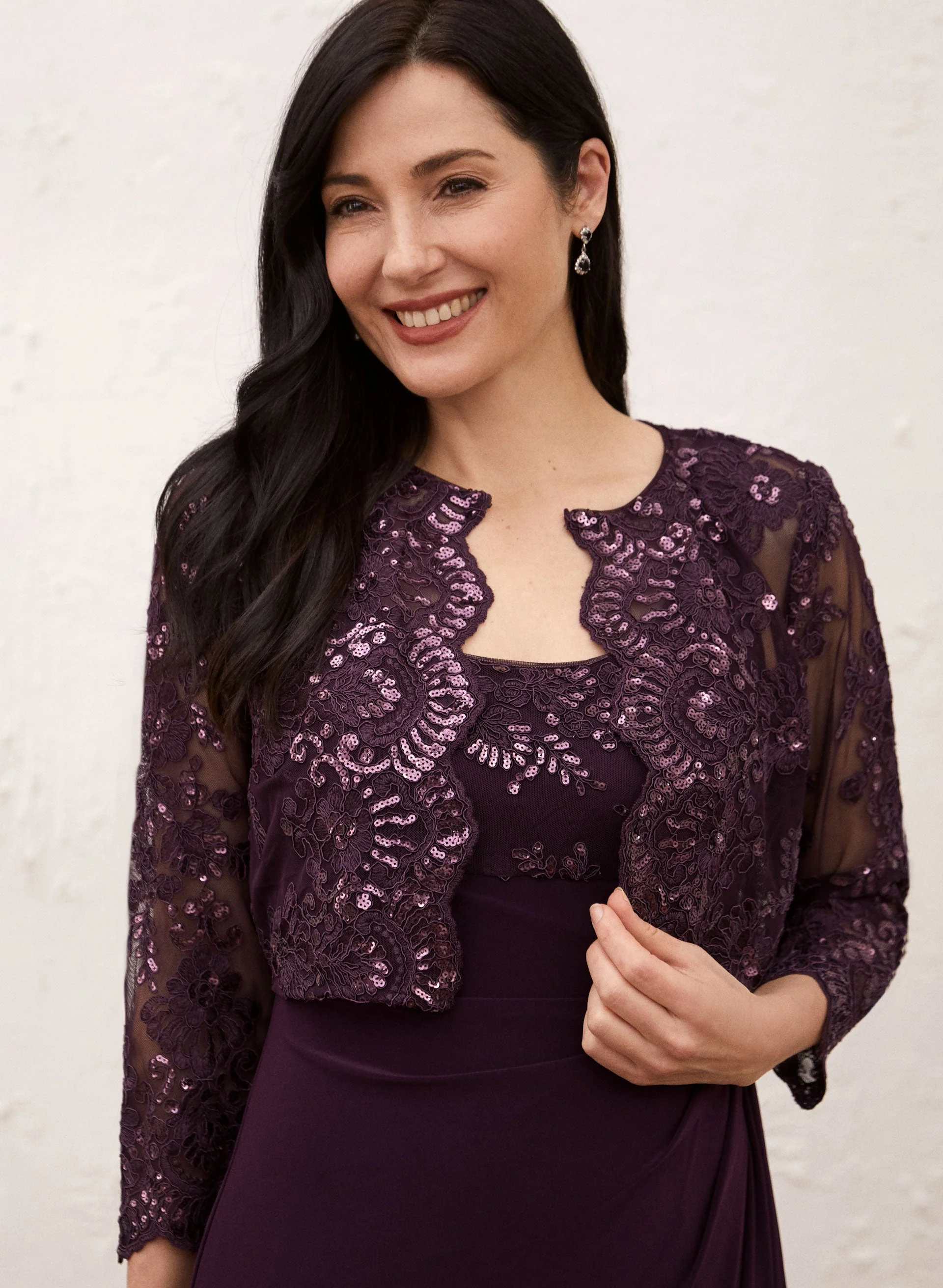 Sequin Detail Jacket & Dress - Image 3
