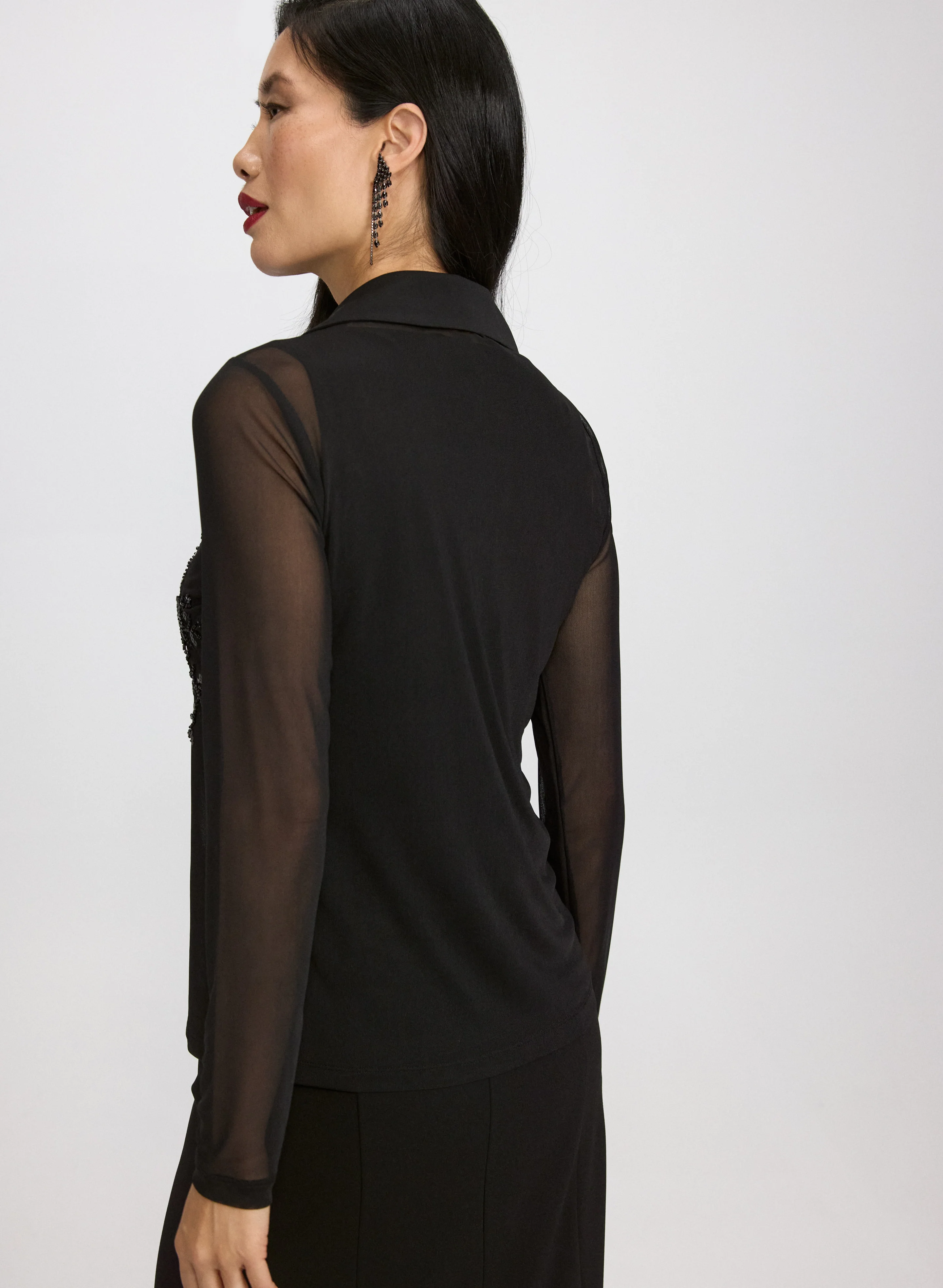 Sequin Embroidered Top - Image 4
