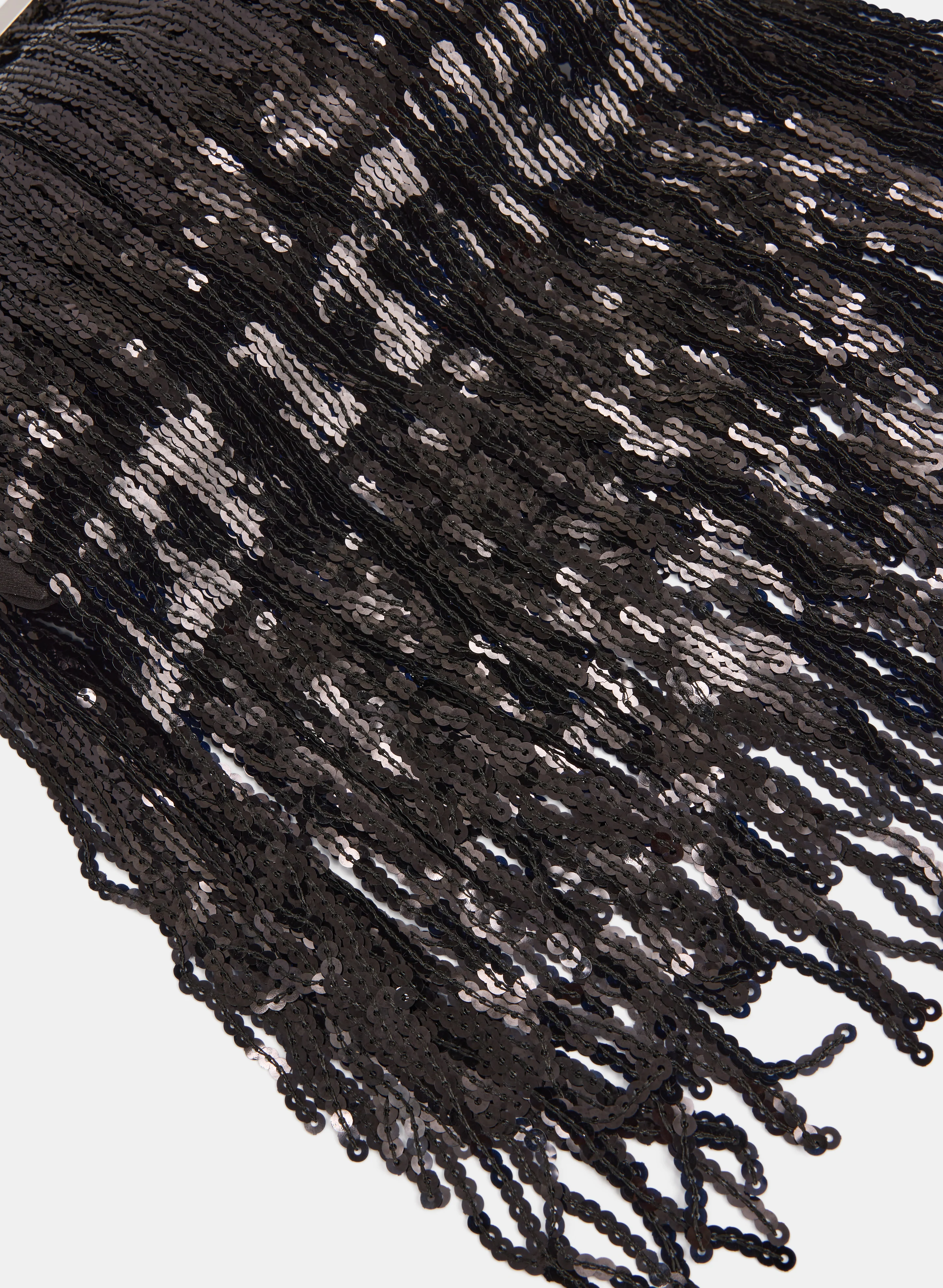 Sequin Fringe Bag - Image 4