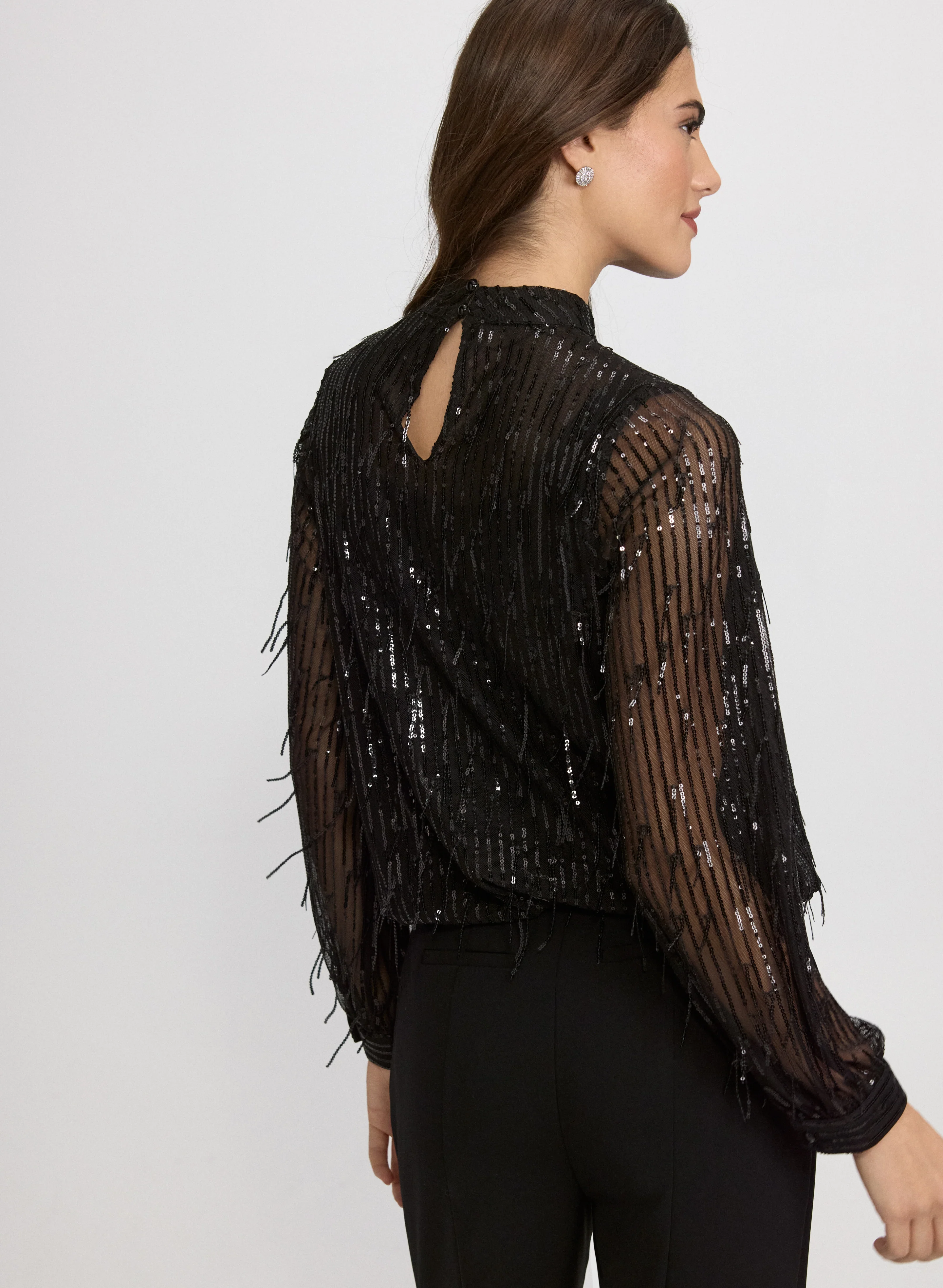 Sequin Fringe Top - Image 4