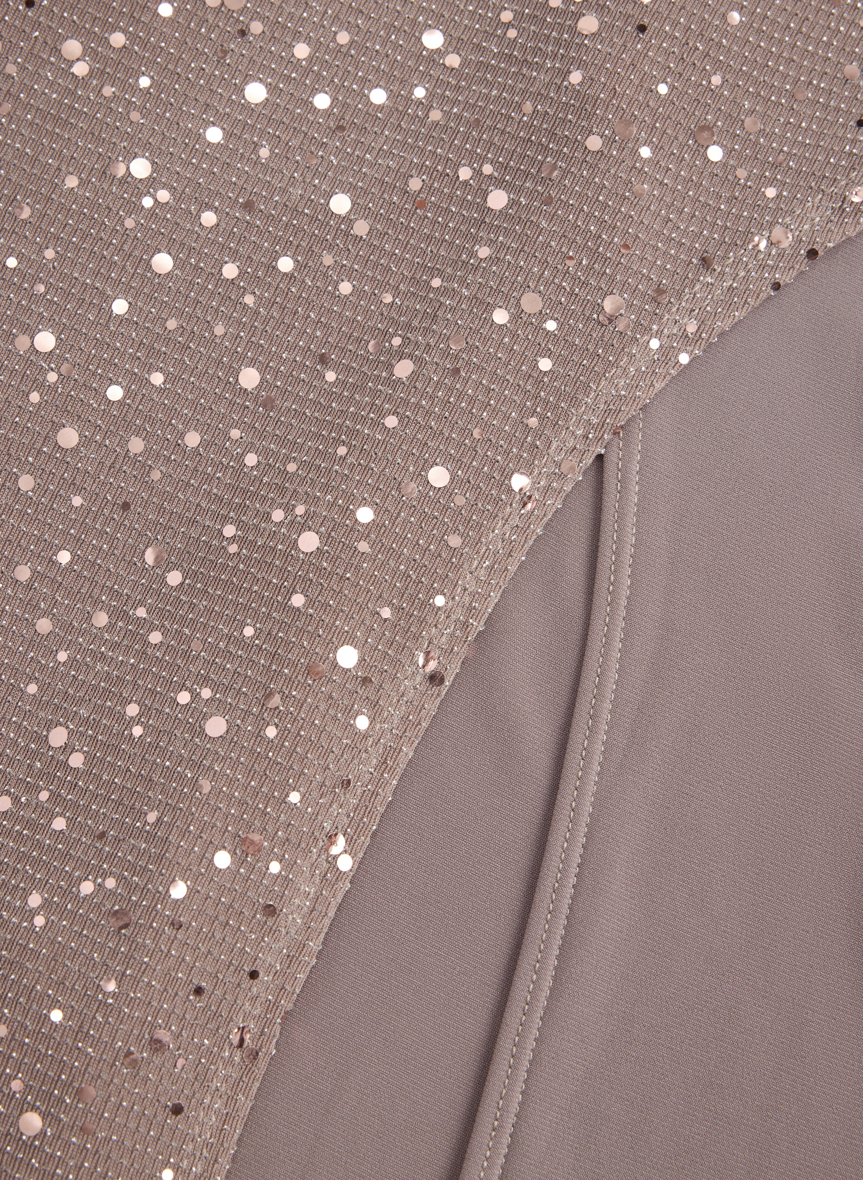 Sequin & Jersey Jumpsuit - Image 7