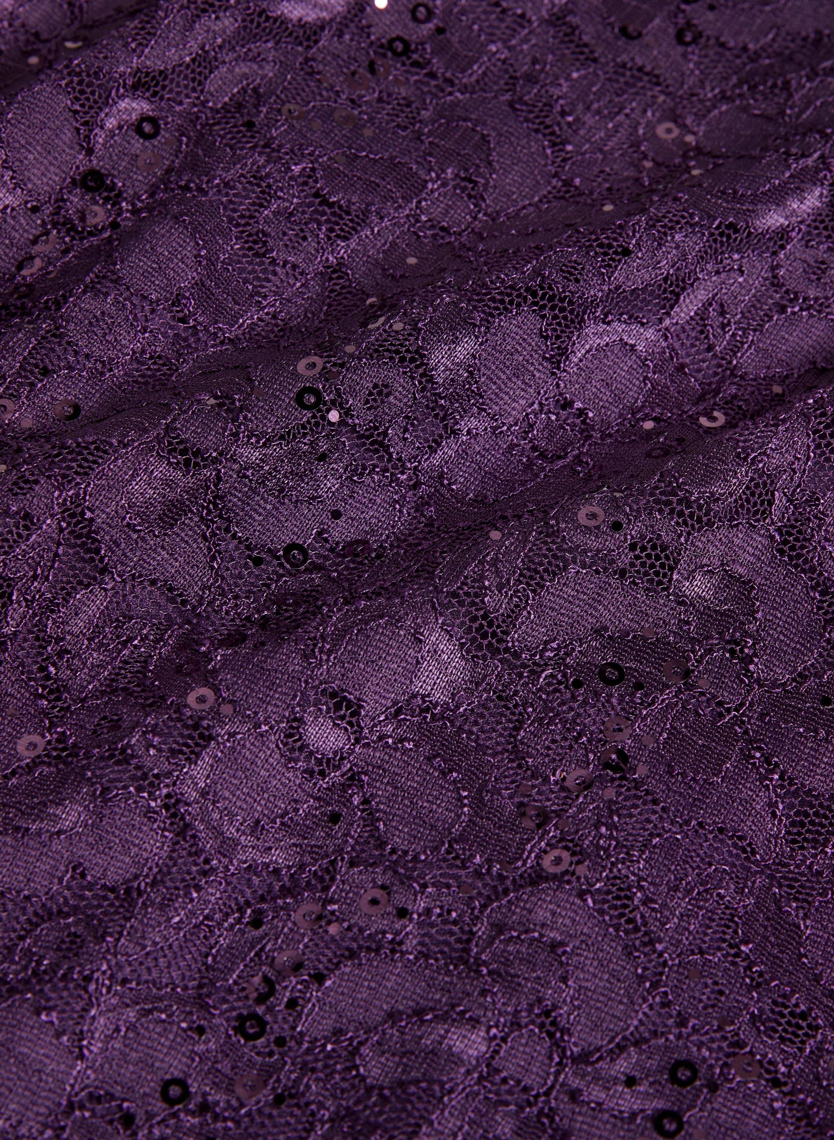 Sequin Lace Dress & Jacket Set - Image 7