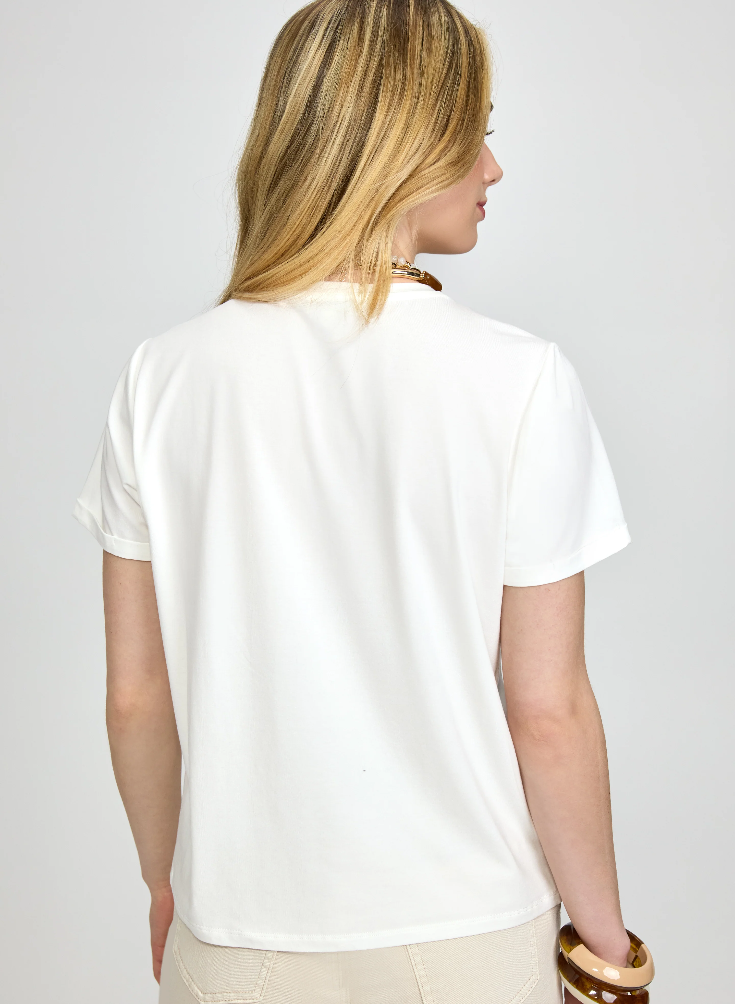 Sequin Logo T-Shirt - Image 5
