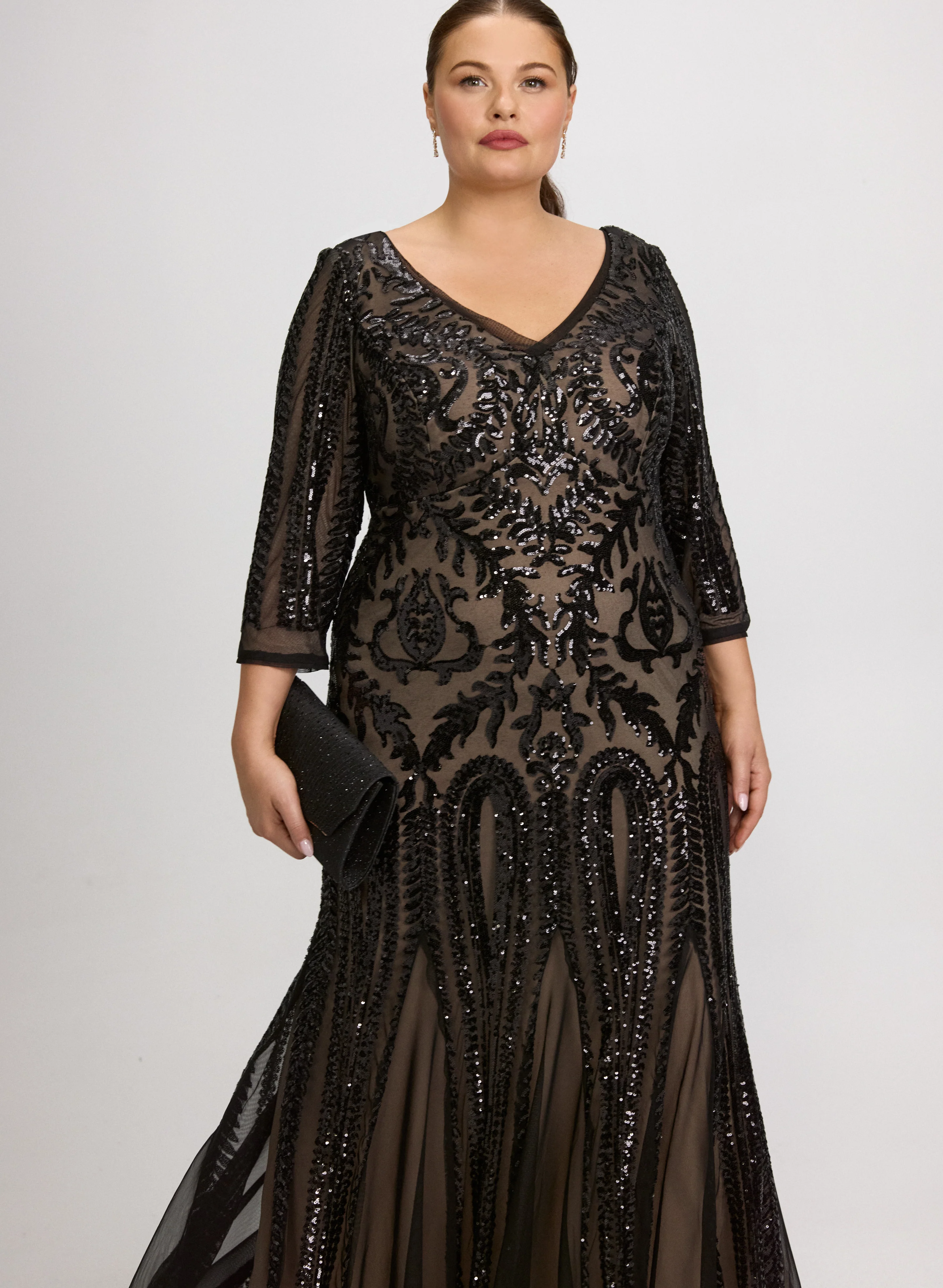Sequin Mesh Dress - Image 4
