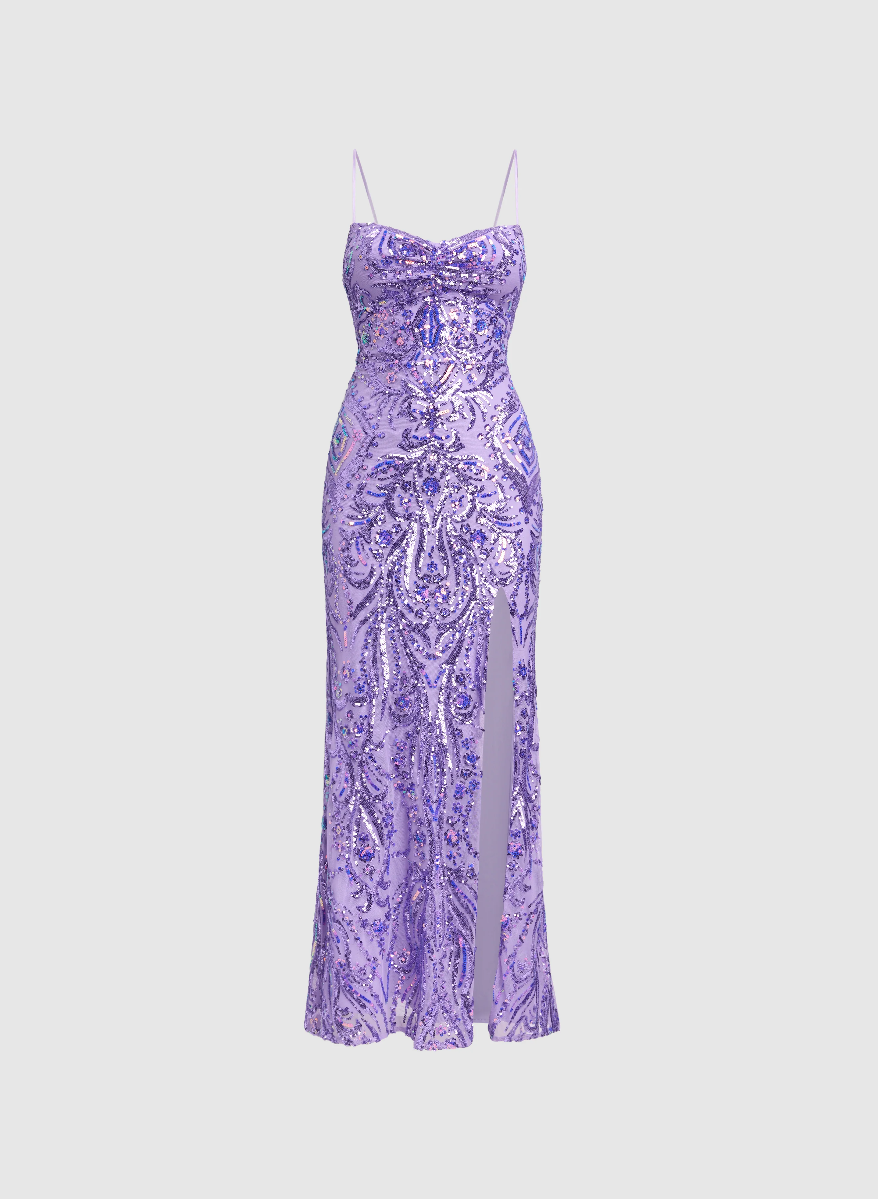 Sequin Mesh Dress - Image 7