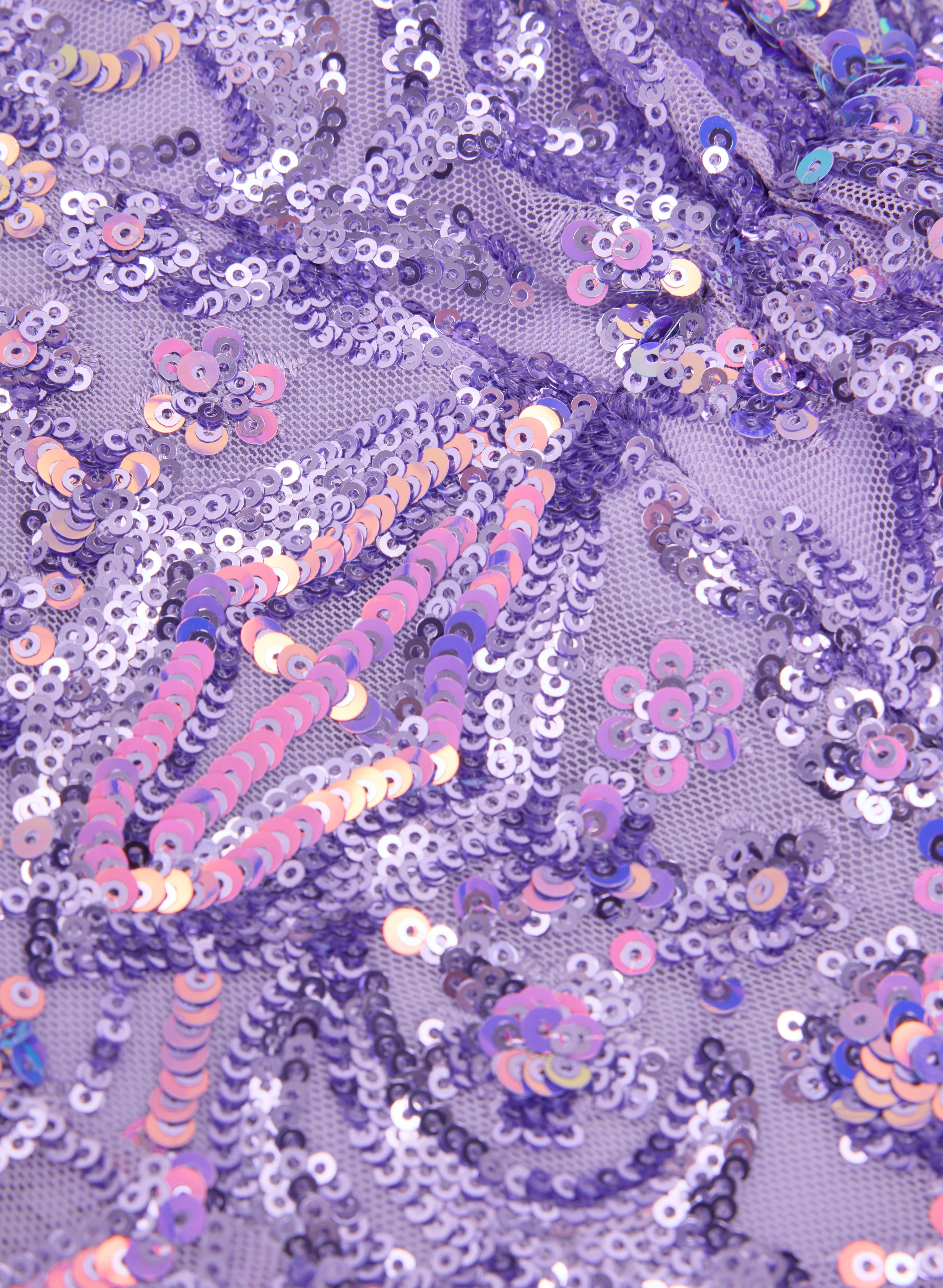 Sequin Mesh Dress - Image 8