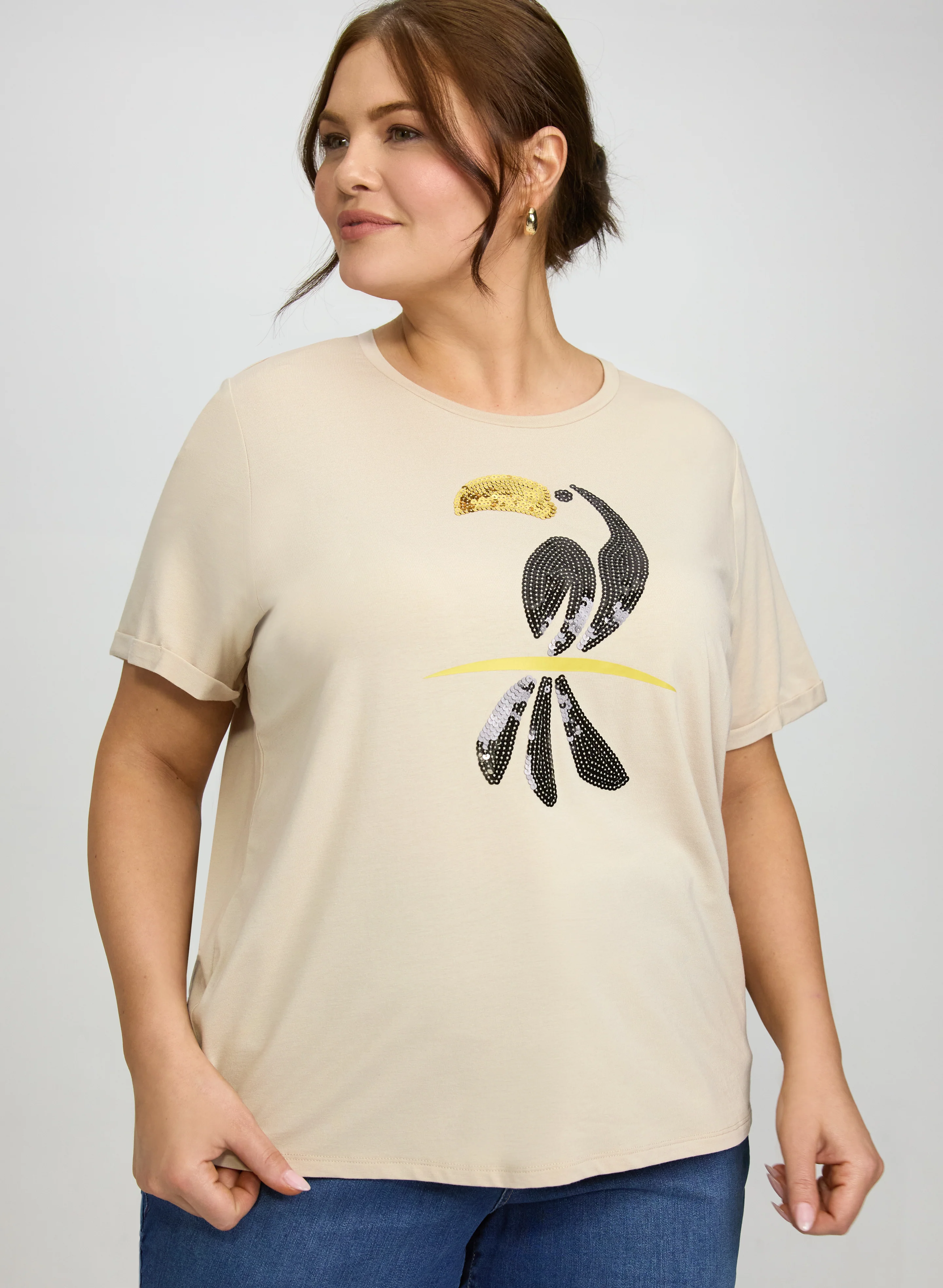 Sequin Toucan T-Shirt - Image 5