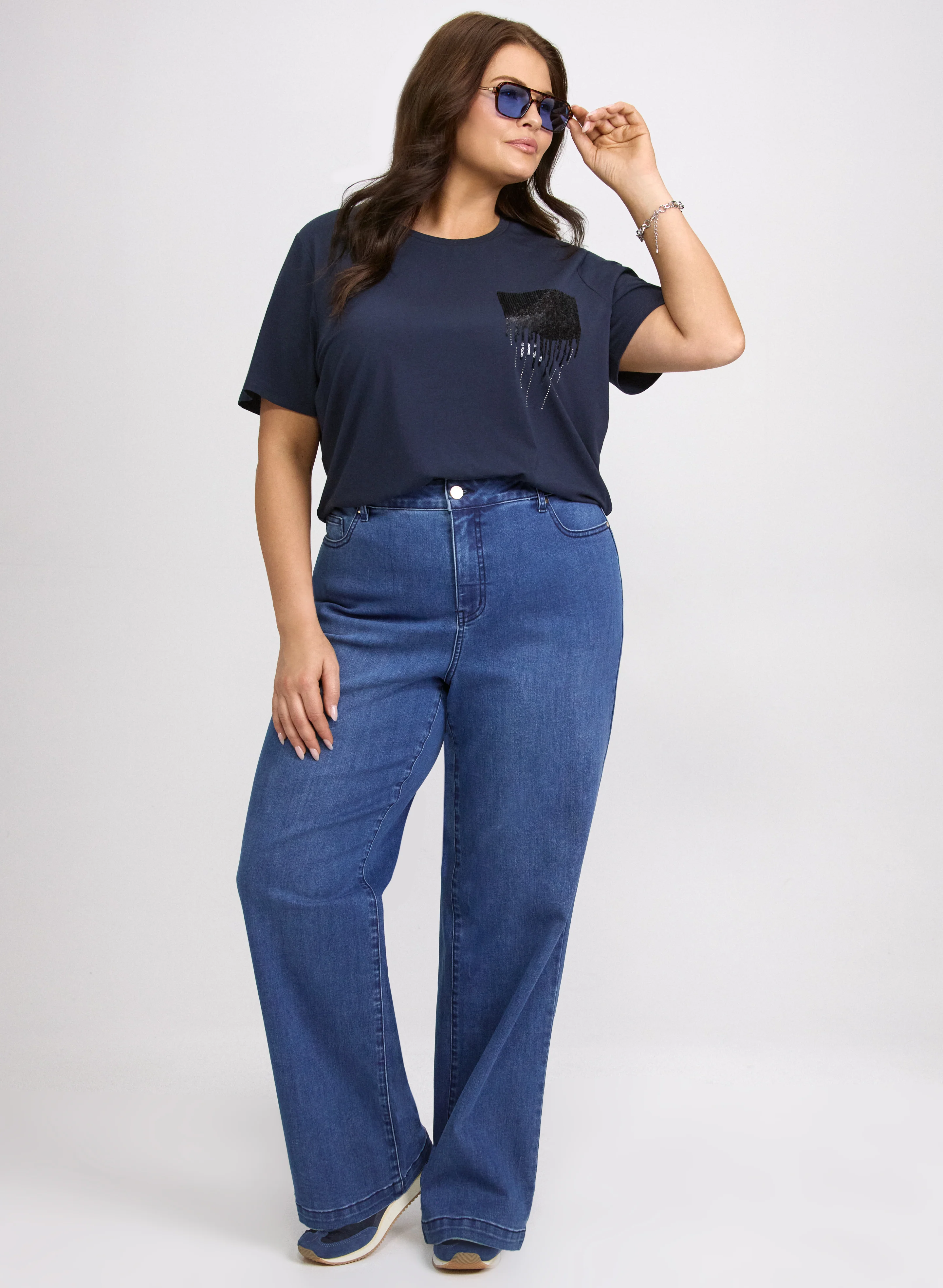 Sequin Pocket T-Shirt - Image 3
