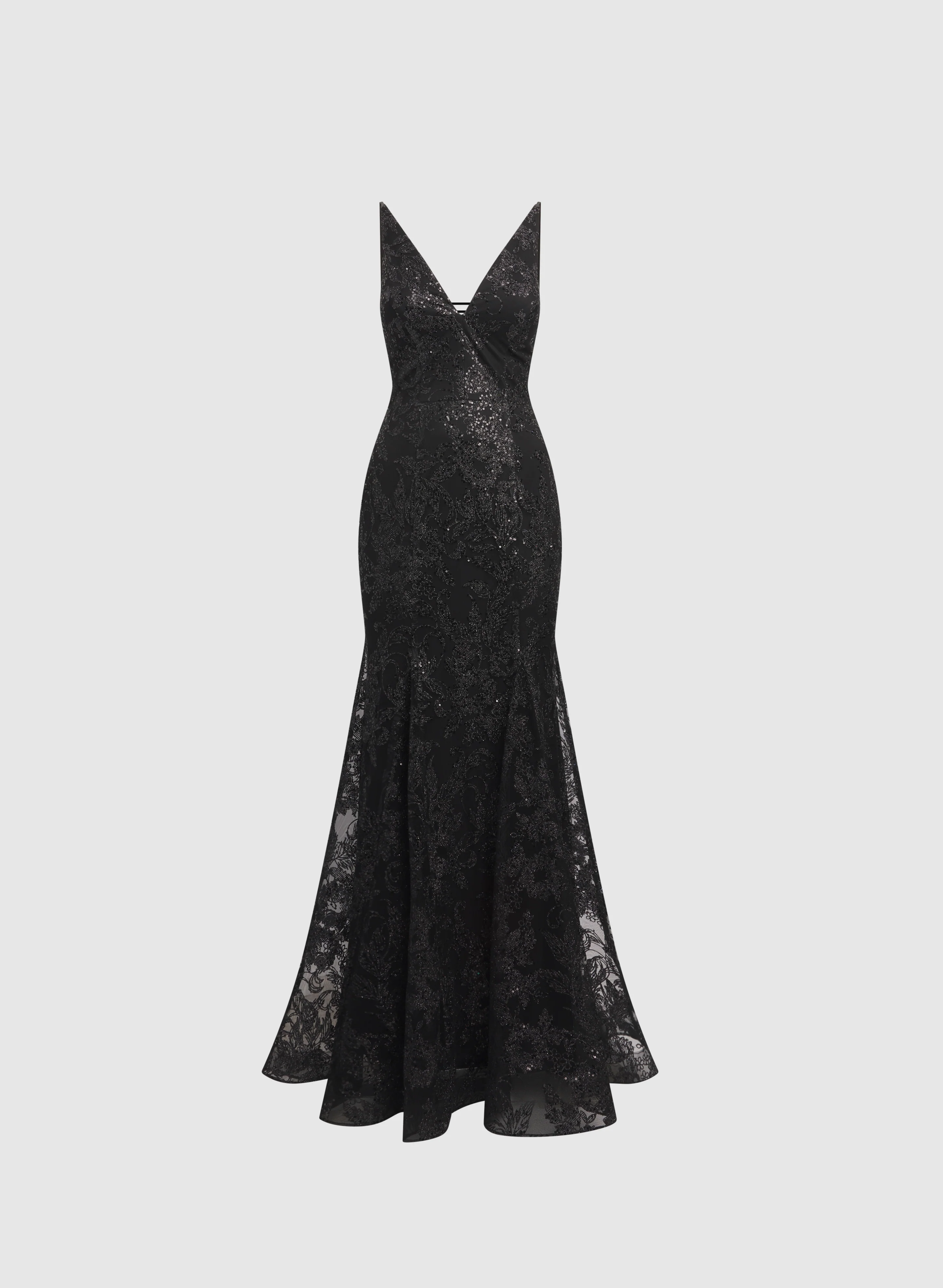 Sequined Floral Dress - Image 5