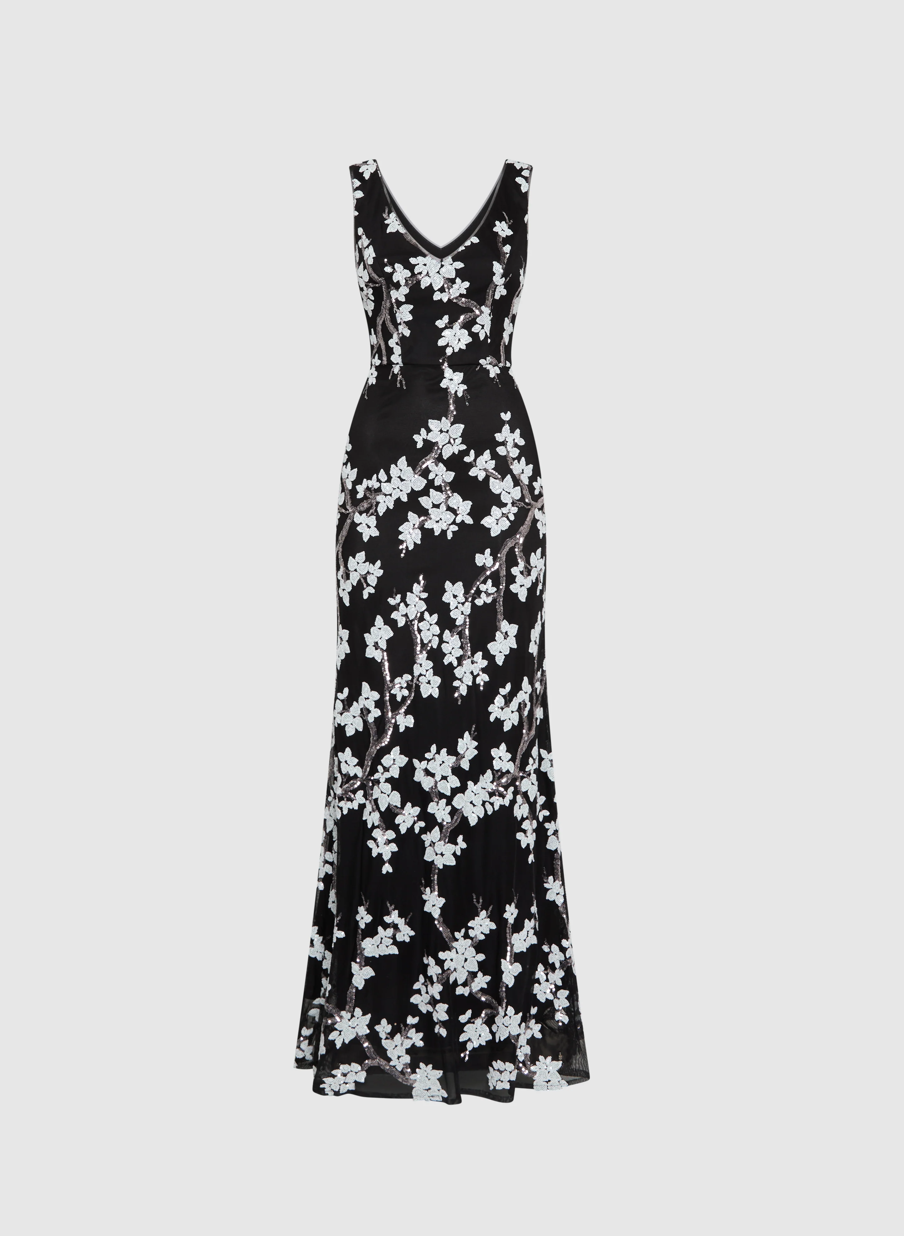 Sequined Floral Maxi Dress - Image 6