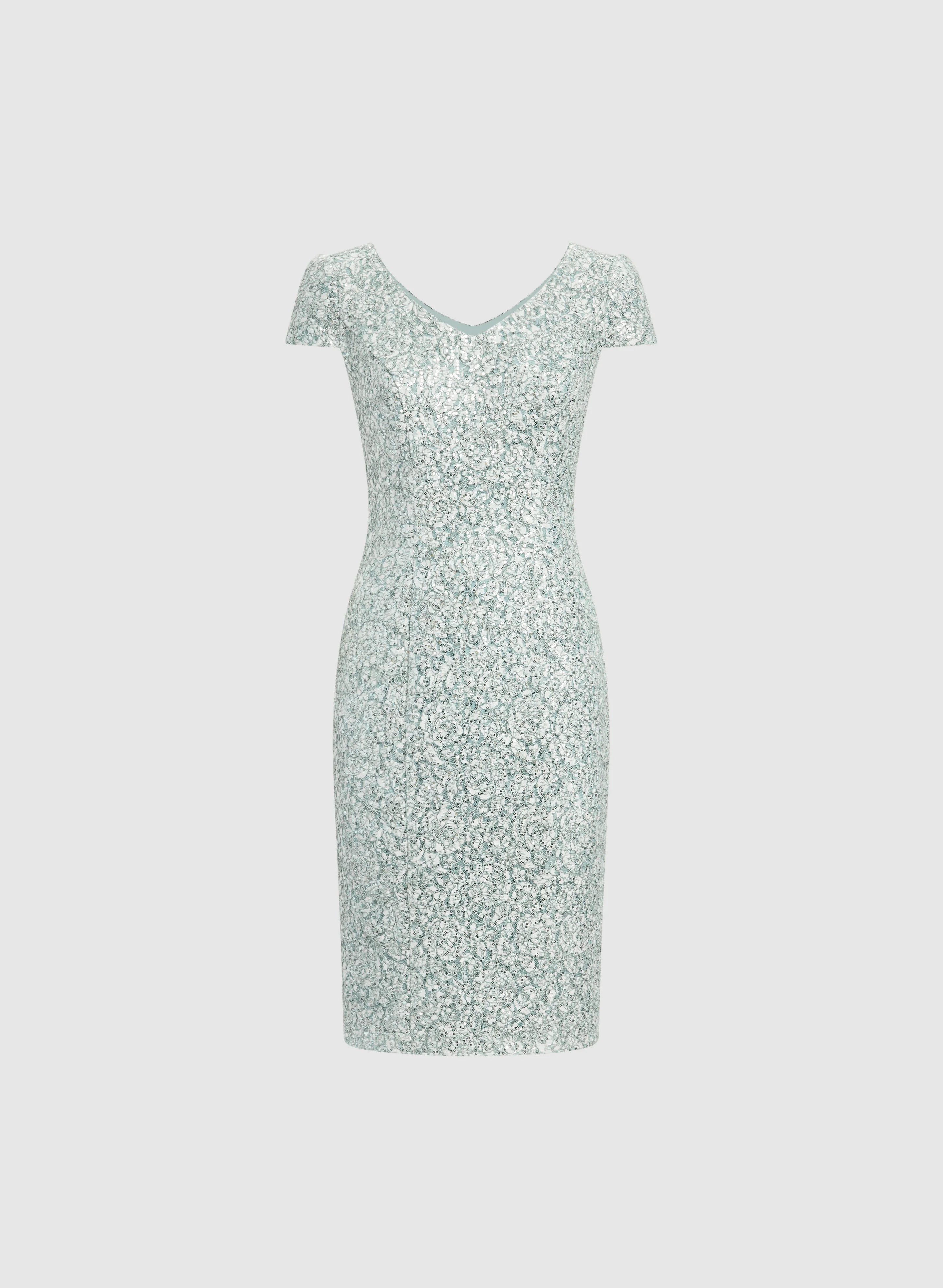 Sequined Lace Dress - Image 6