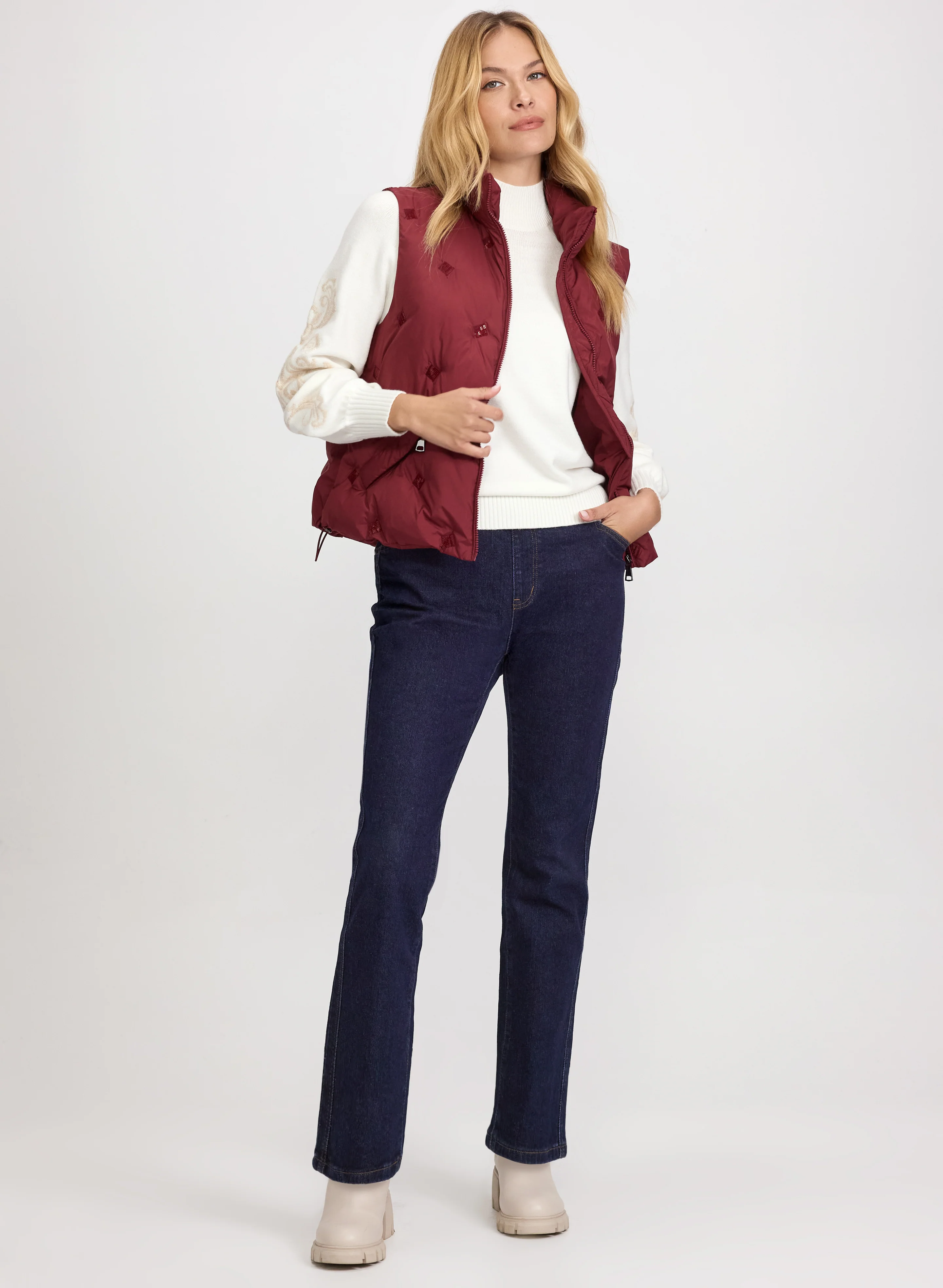 Sequined Nylon Vest - Image 3