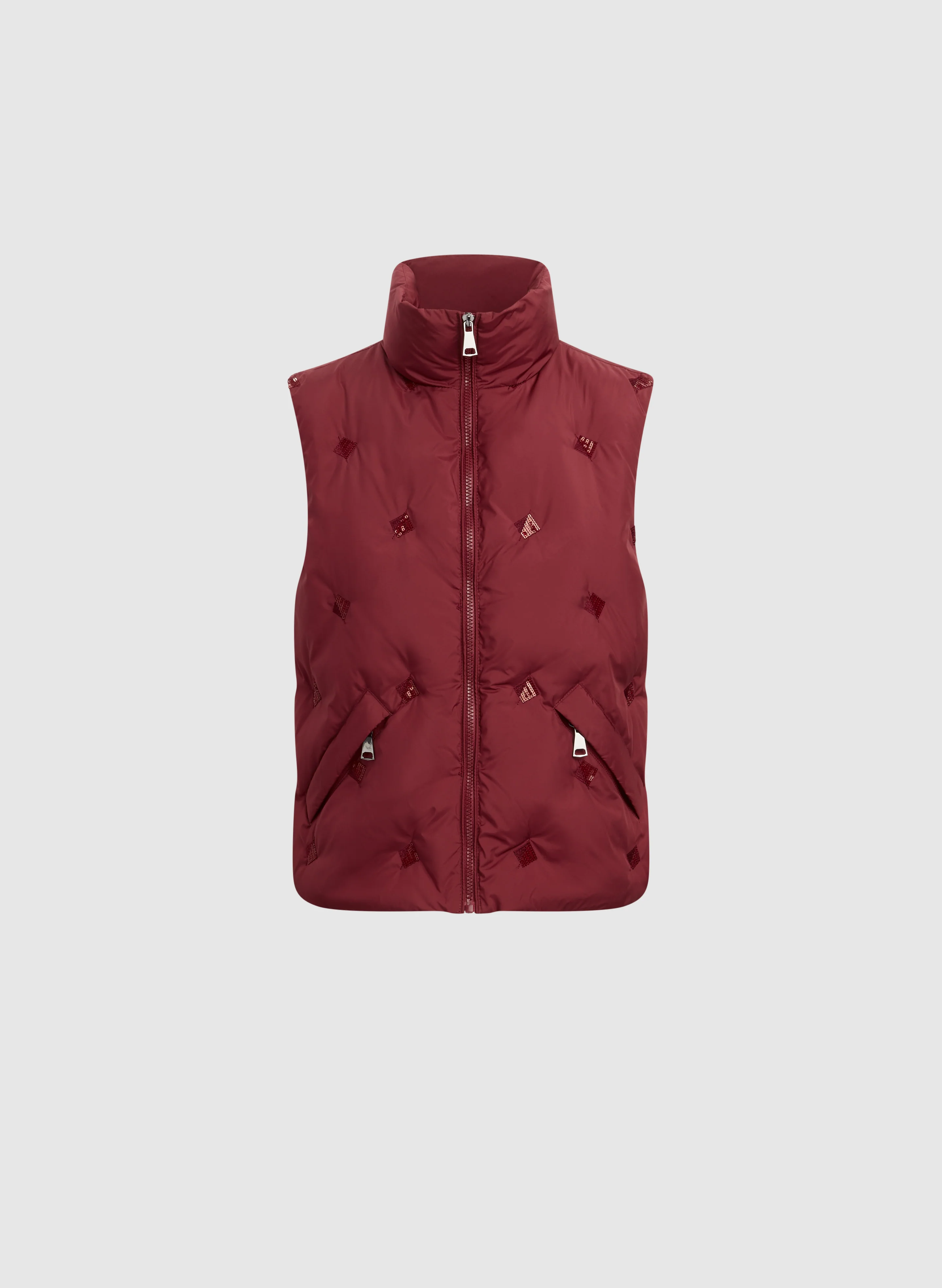 Sequined Nylon Vest - Image 6
