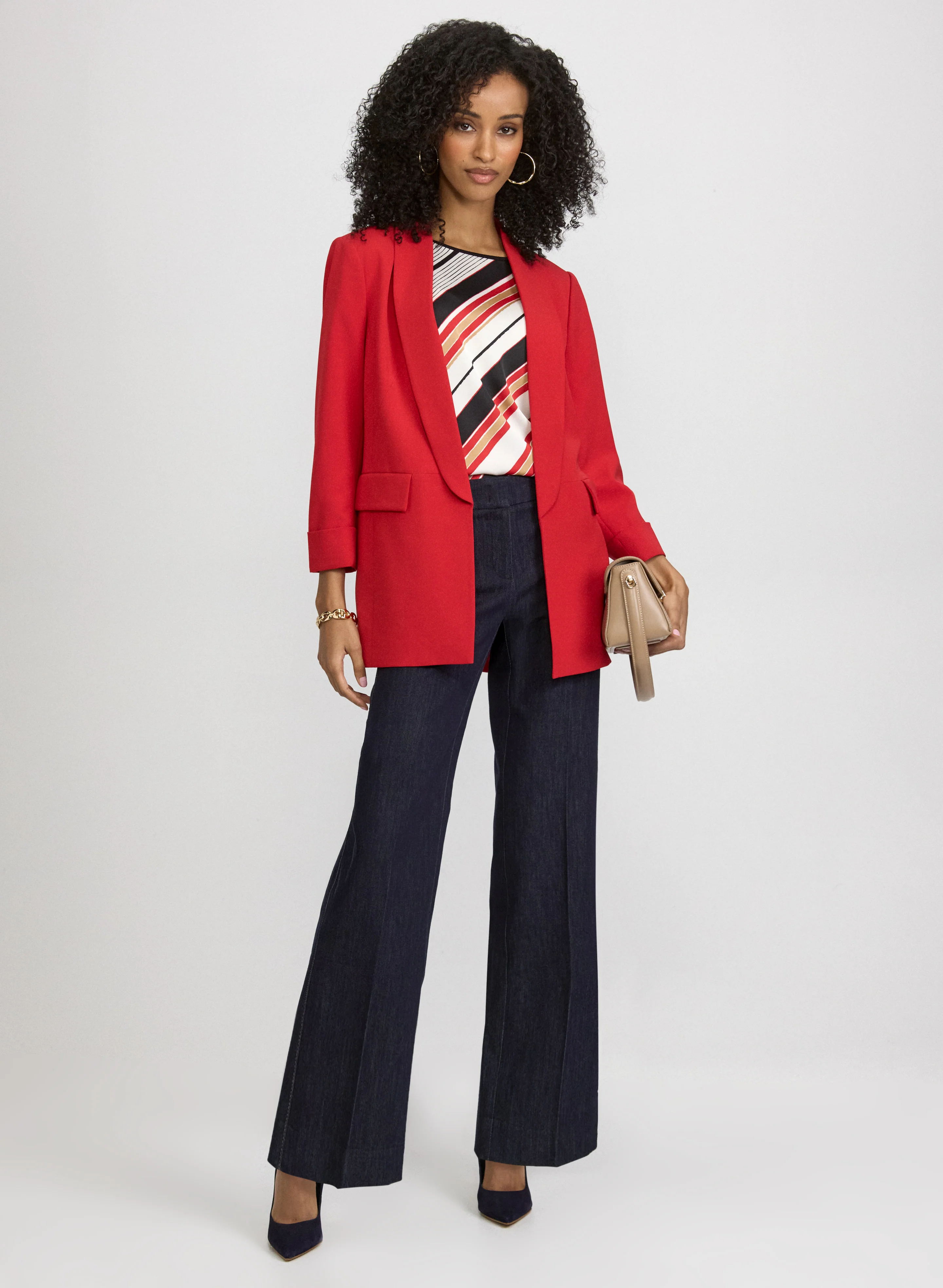 Shawl Collar Blazer - Image 2