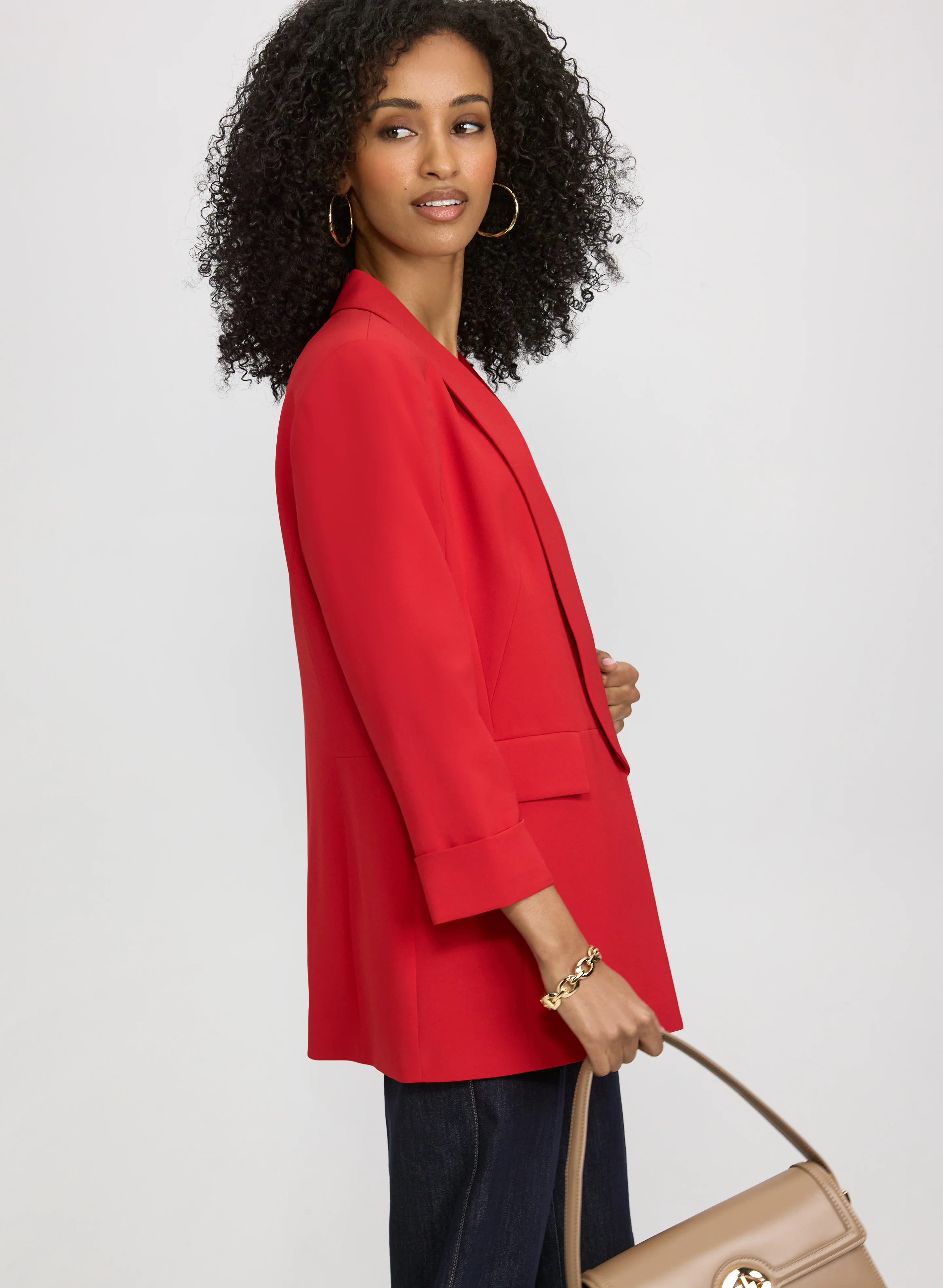 Shawl Collar Blazer - Image 4