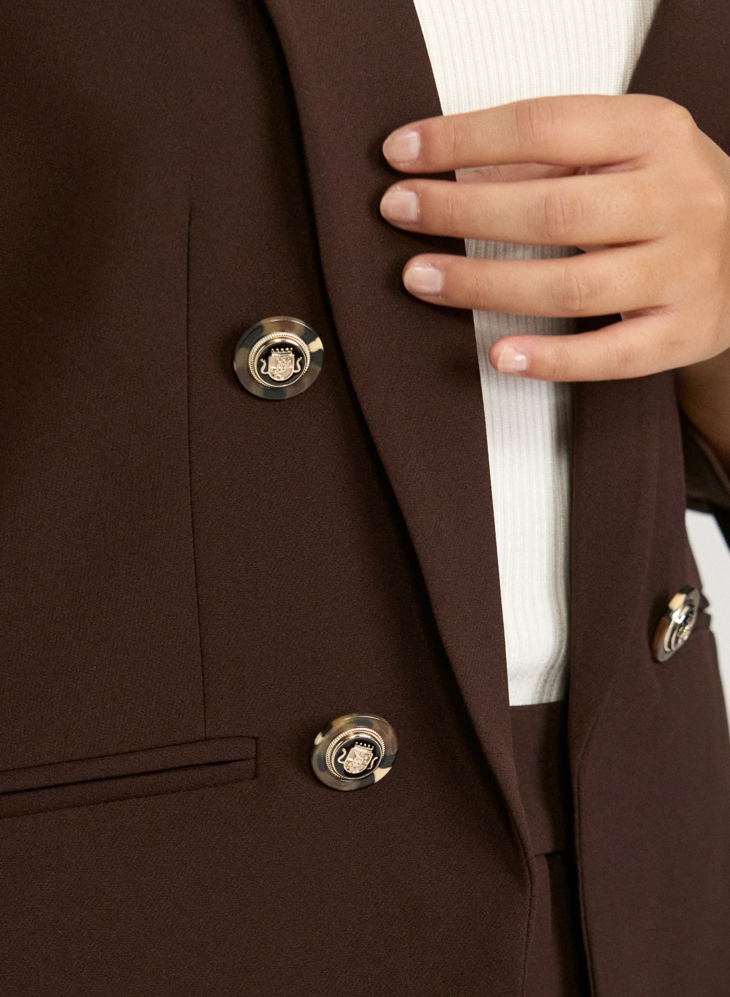 Shawl Collar Blazer - Image 4